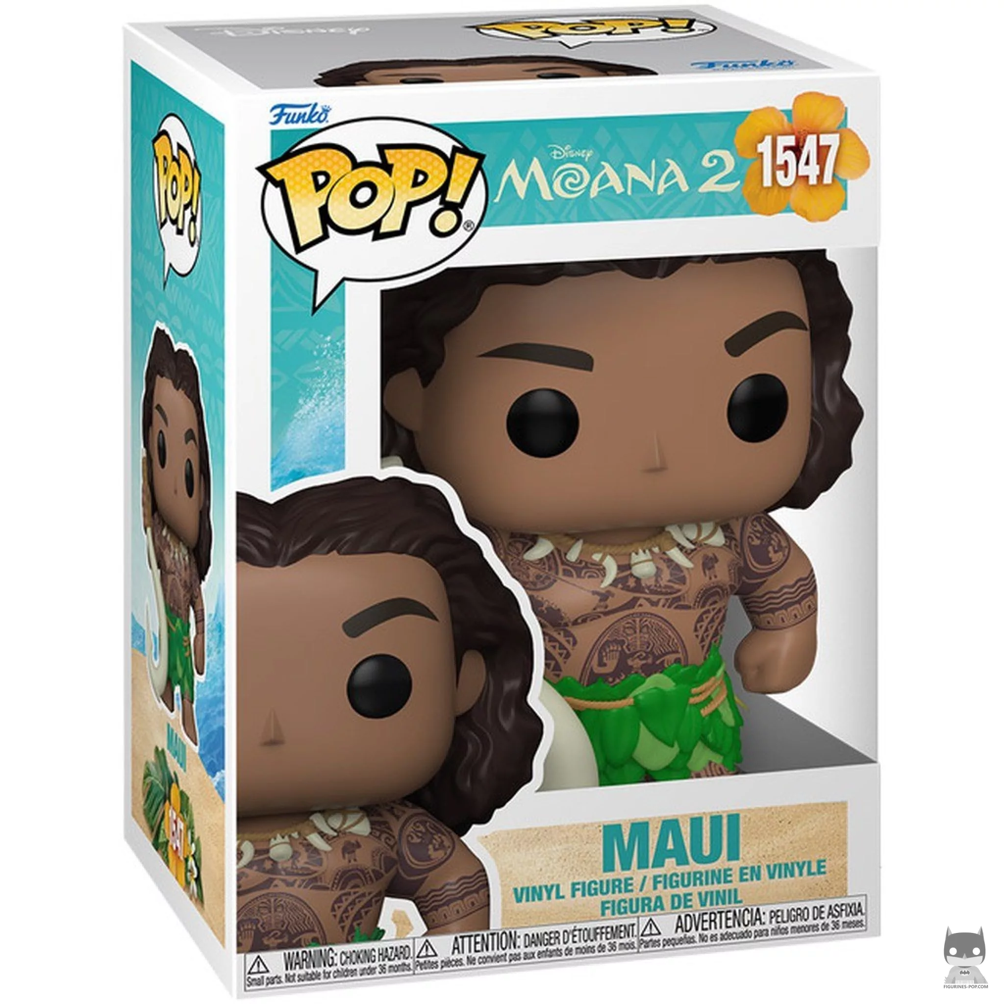 Figurine Funko POP Maui avec hameçon avec boîte