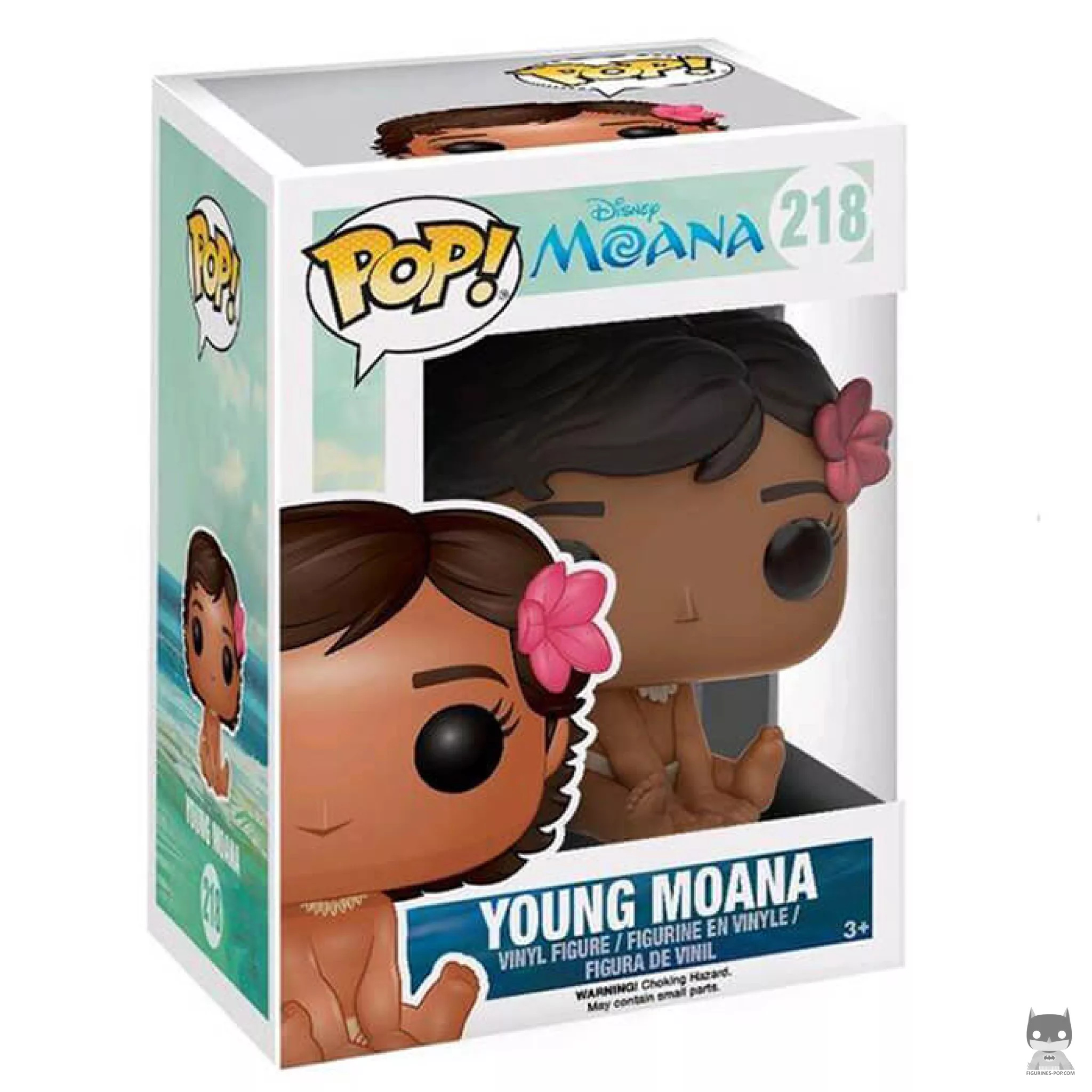 Figurine Funko POP Vaiana bébé assise avec boîte