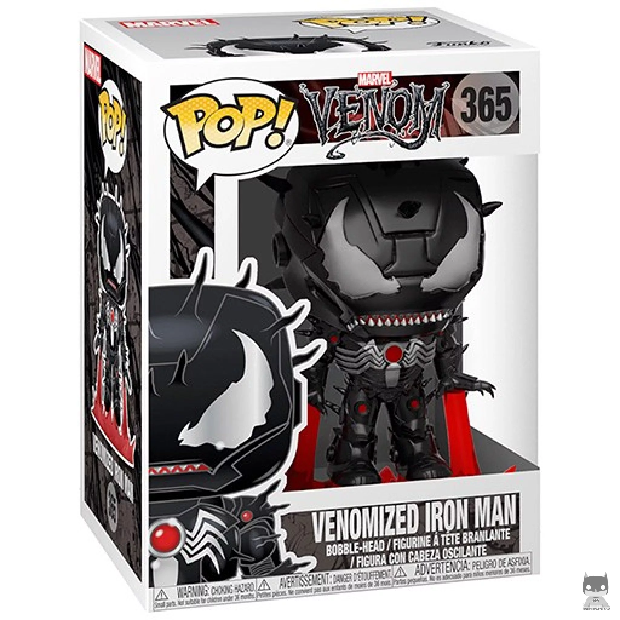 Figurine Funko POP Iron Man Venom avec boîte