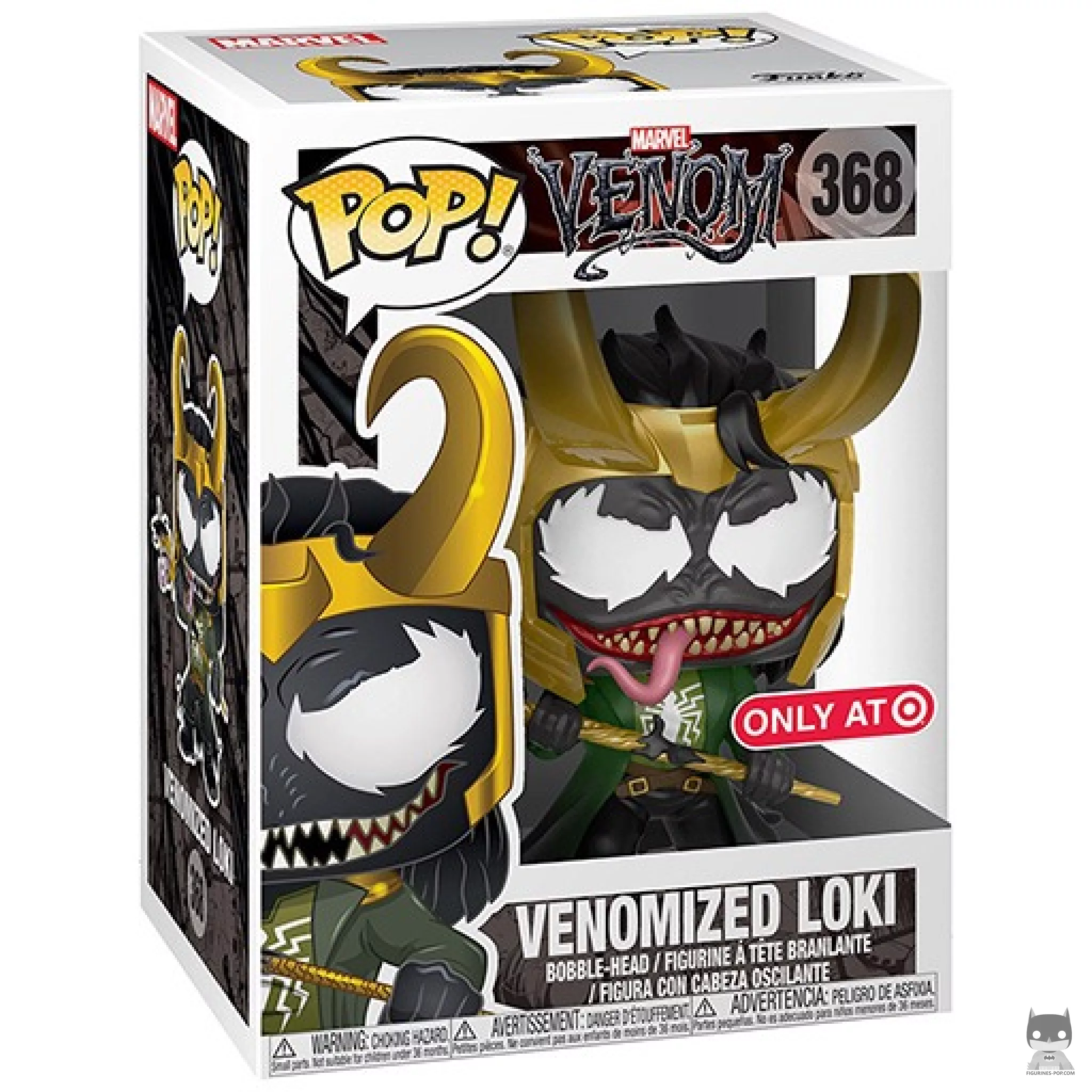 Figurine Funko POP Loki Venom avec boîte