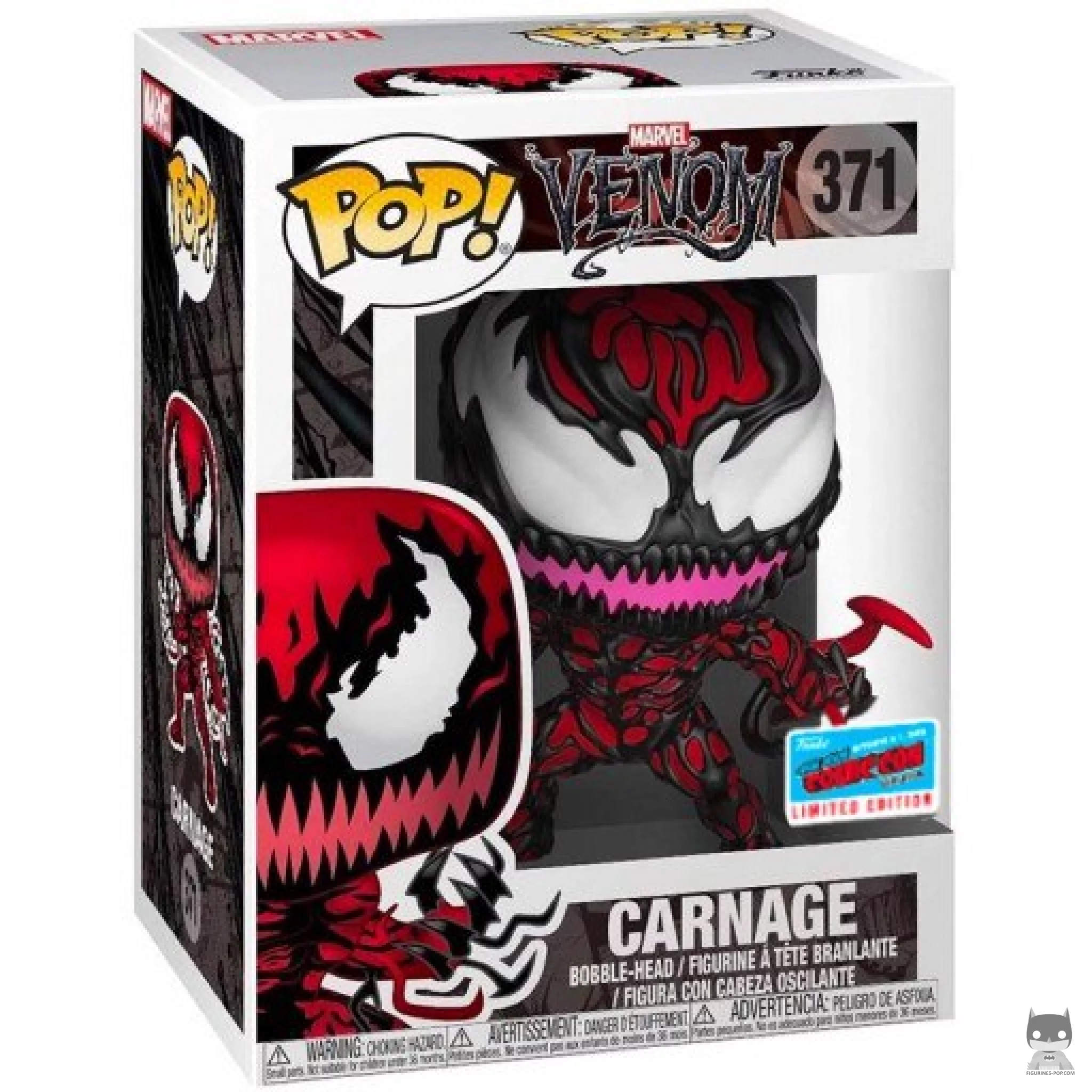 Figurine Funko POP Carnage Venom avec boîte