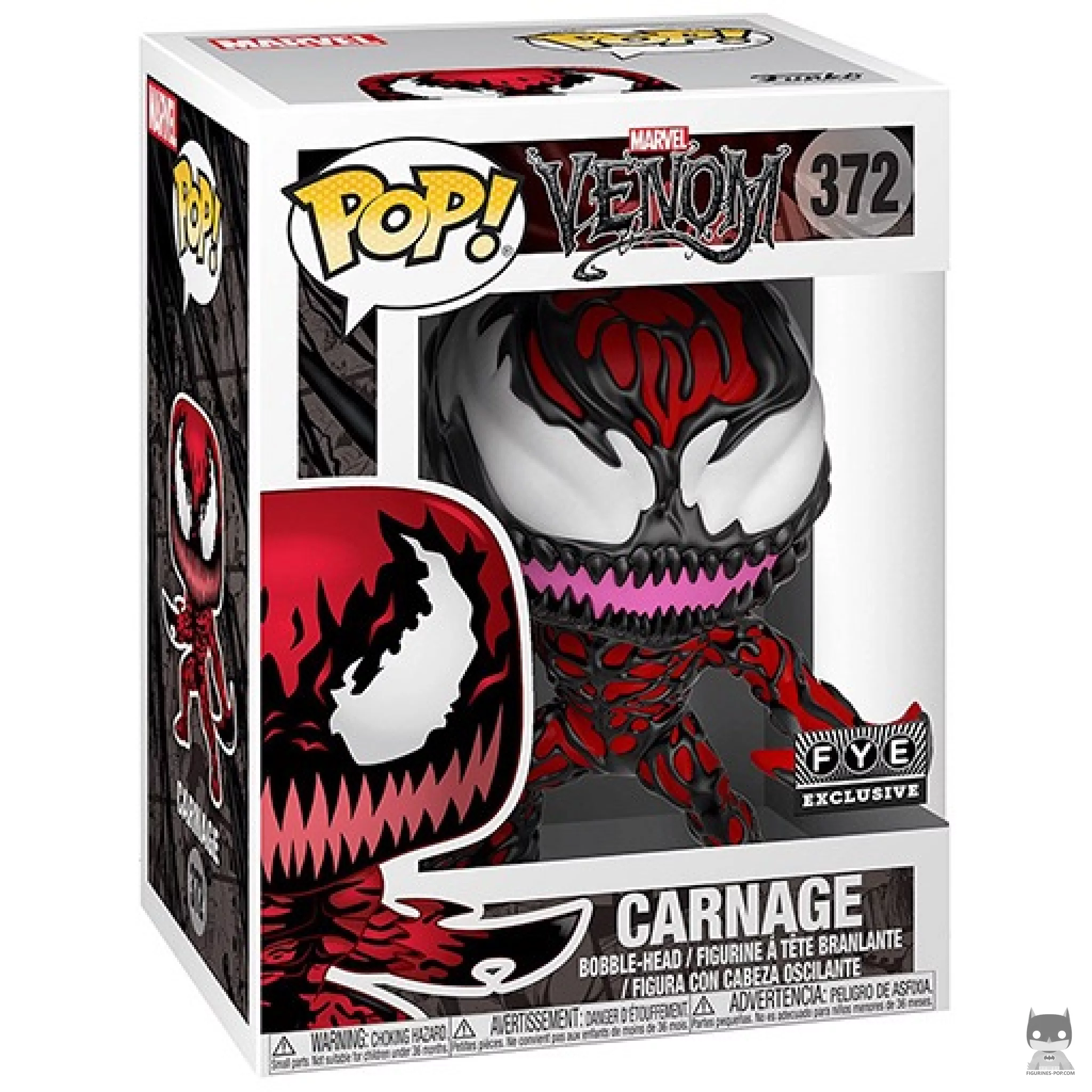 Figurine Funko POP Carnage (avec Aches) avec boîte