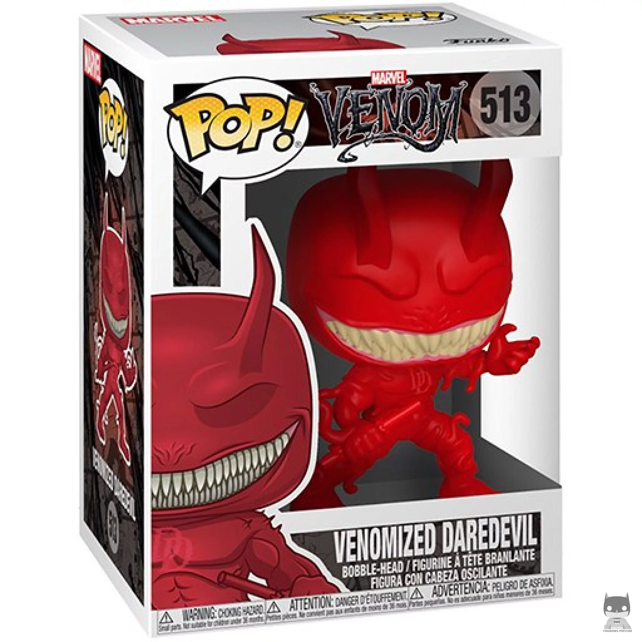 Figurine Funko POP Daredevil Venom avec boîte