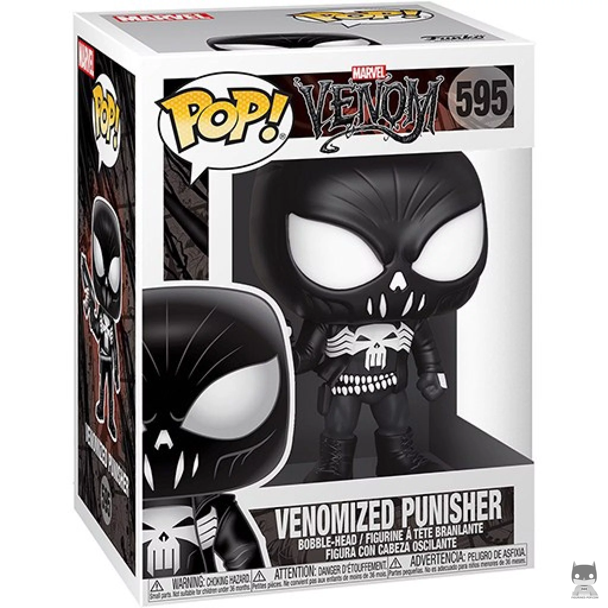 Figurine Funko POP Punisher Venom avec boîte