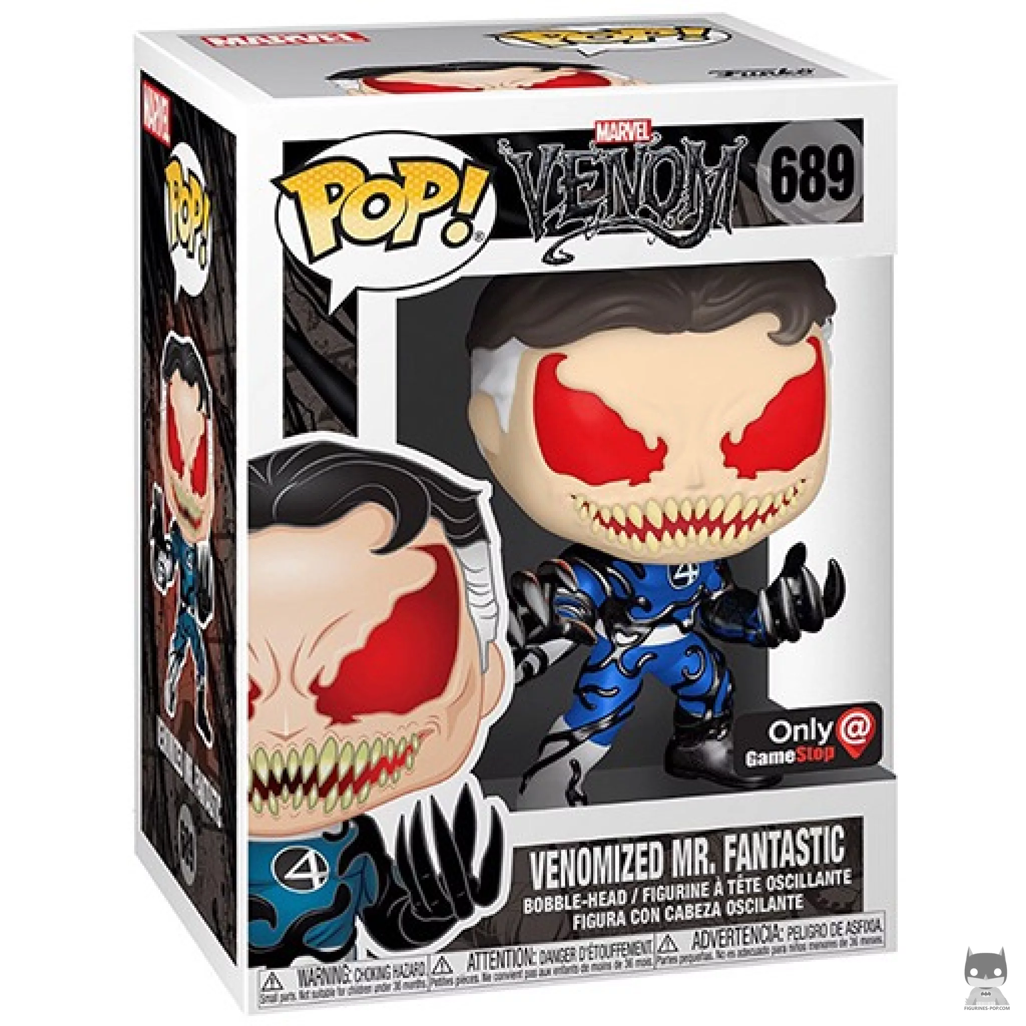 Figurine Funko POP Mr Fantastique Venom (Metallic) avec boîte