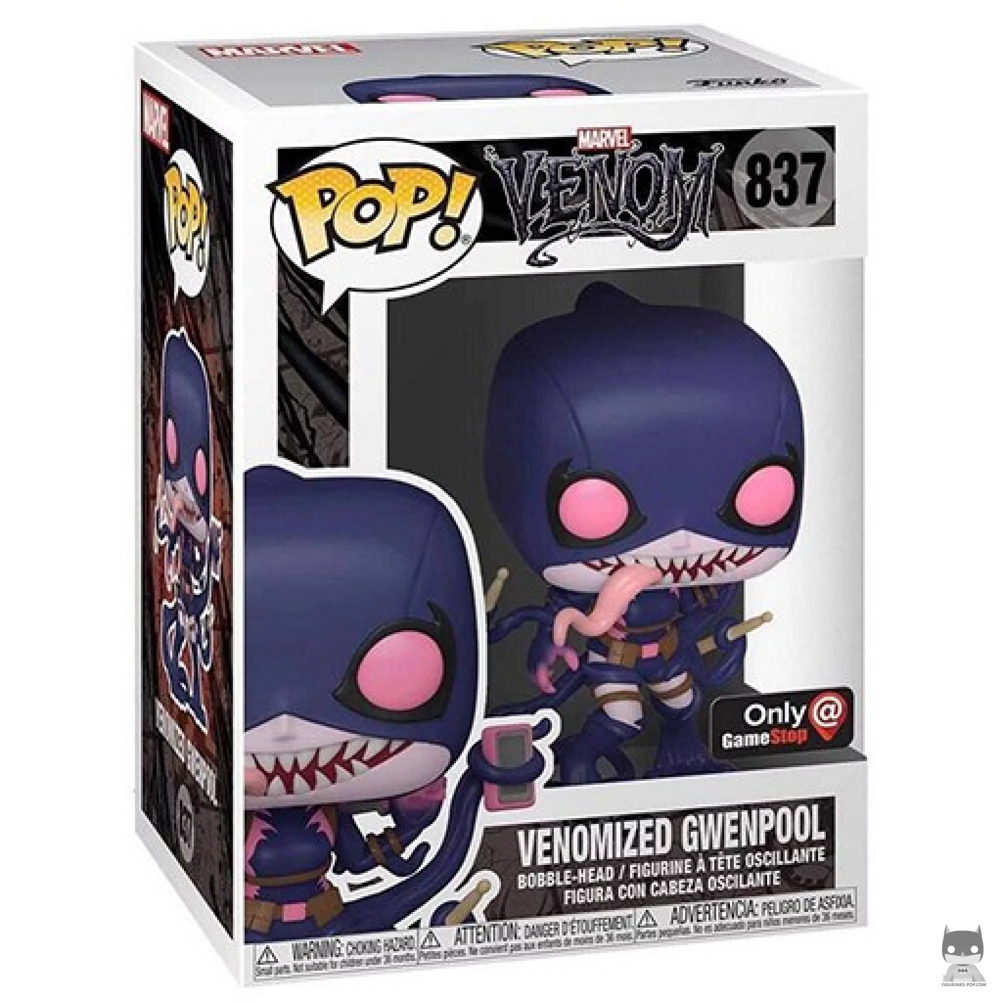 Figurine Funko POP Gwenpool Venom avec boîte