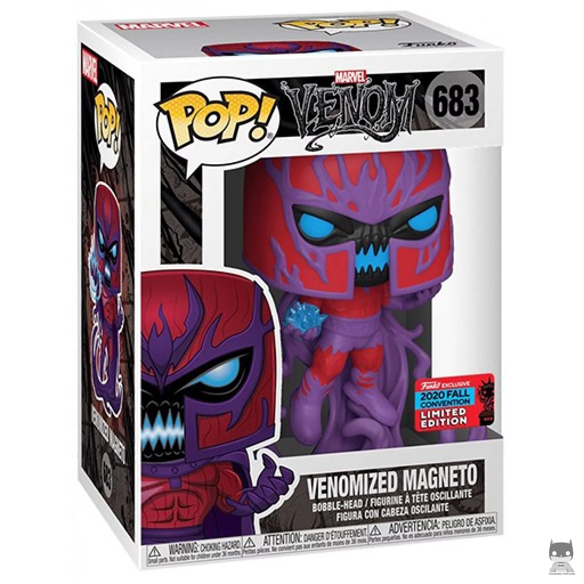 Figurine Funko POP Magneto Venom avec boîte