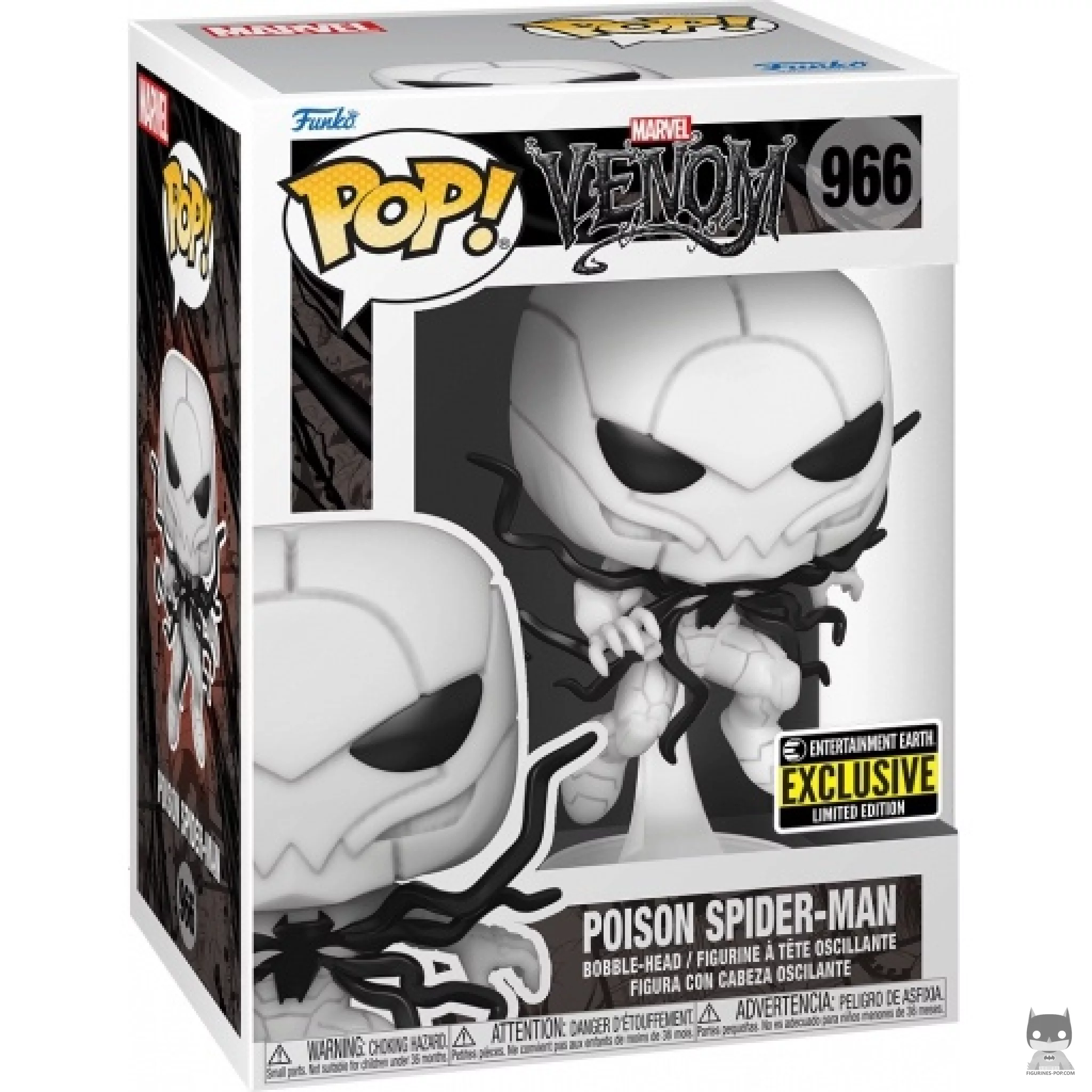 Figurine Funko POP Poison Spider-Man avec boîte