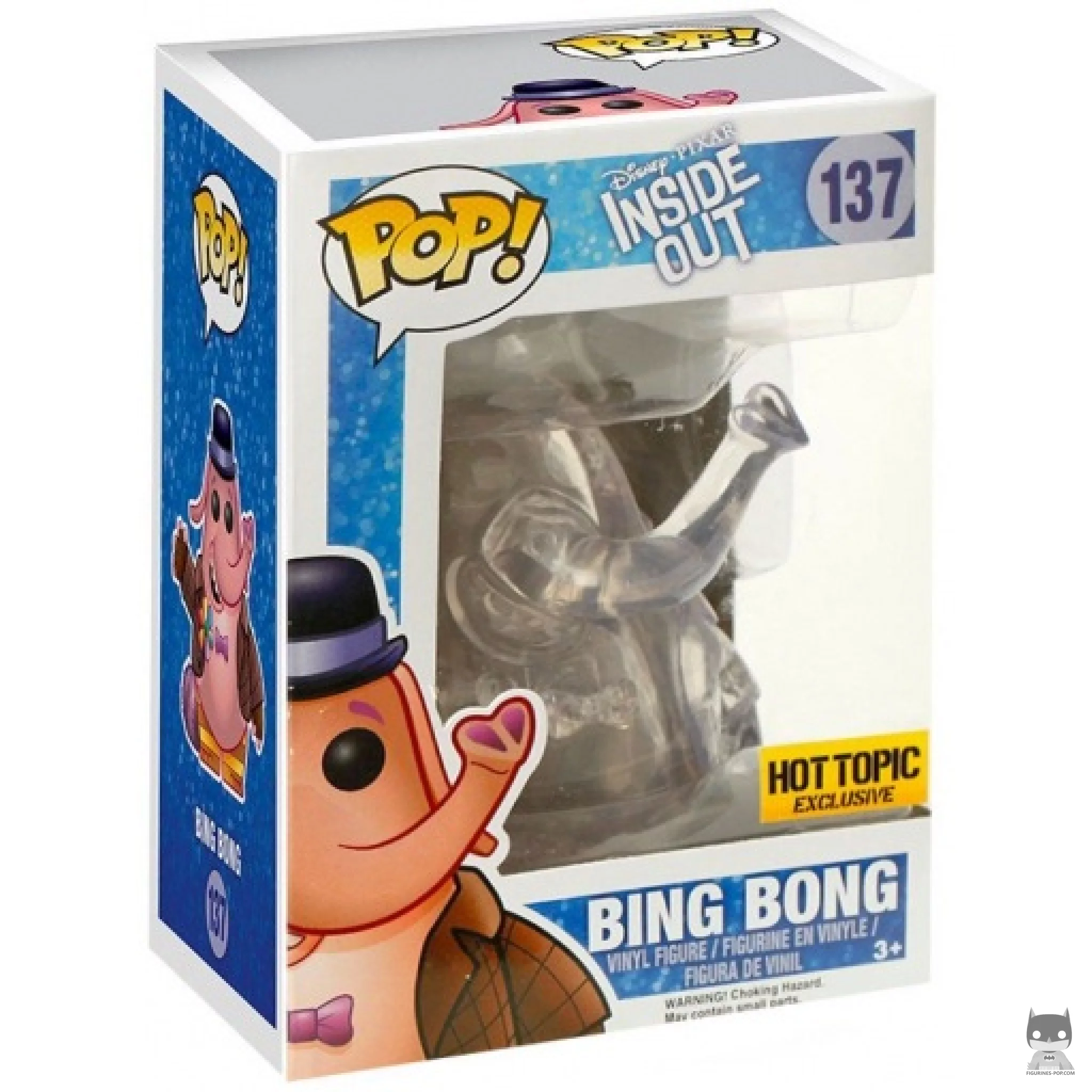 Figurine Funko POP Bing Bong (Translucent) avec boîte