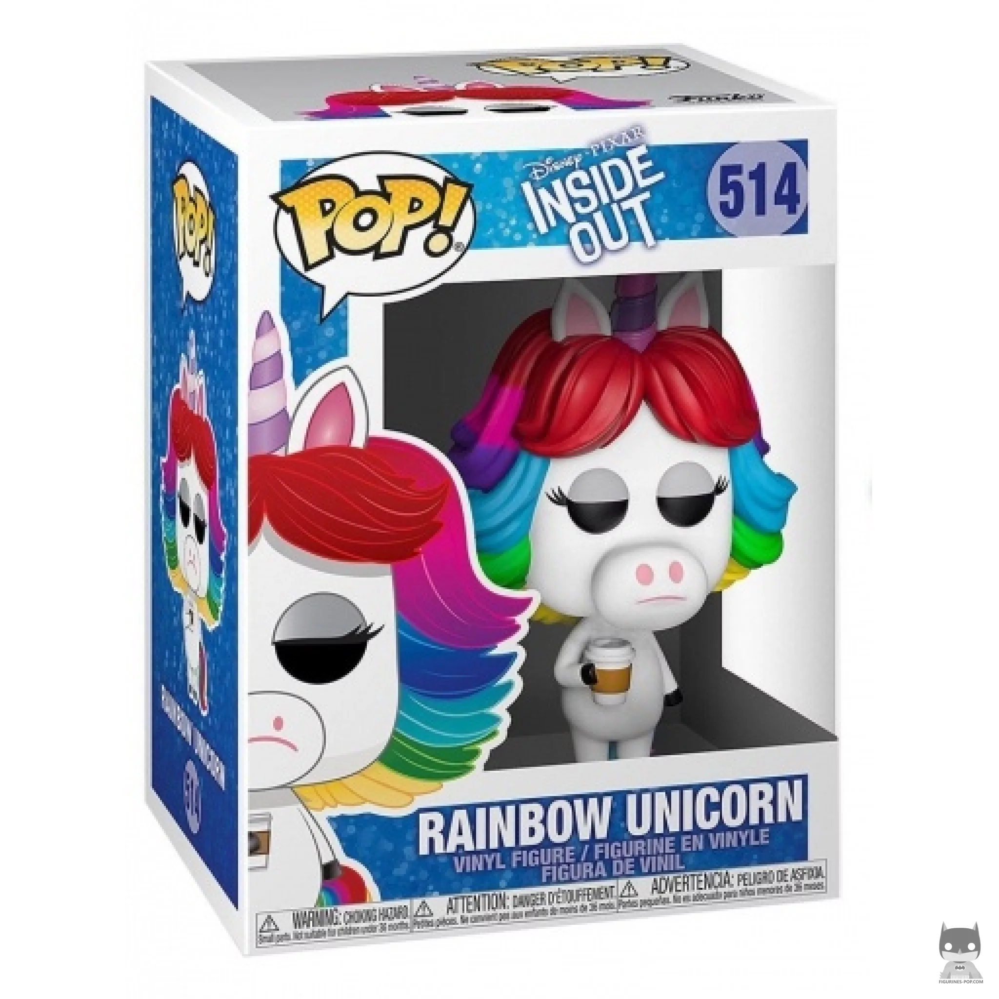 Figurine Funko POP Licorne Multicolore avec boîte