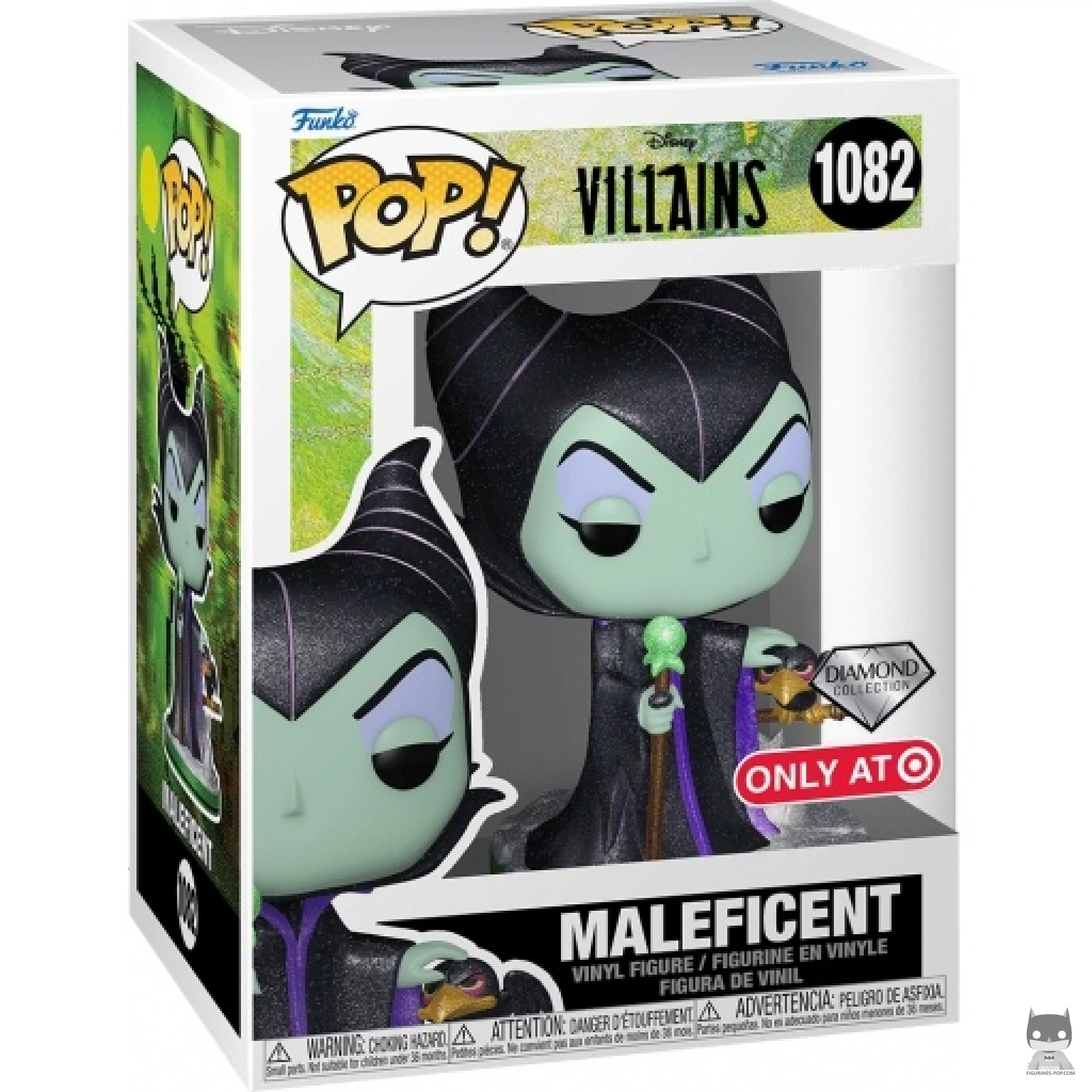 Figurine Funko POP Maléfique (Diamond Glitter) avec boîte
