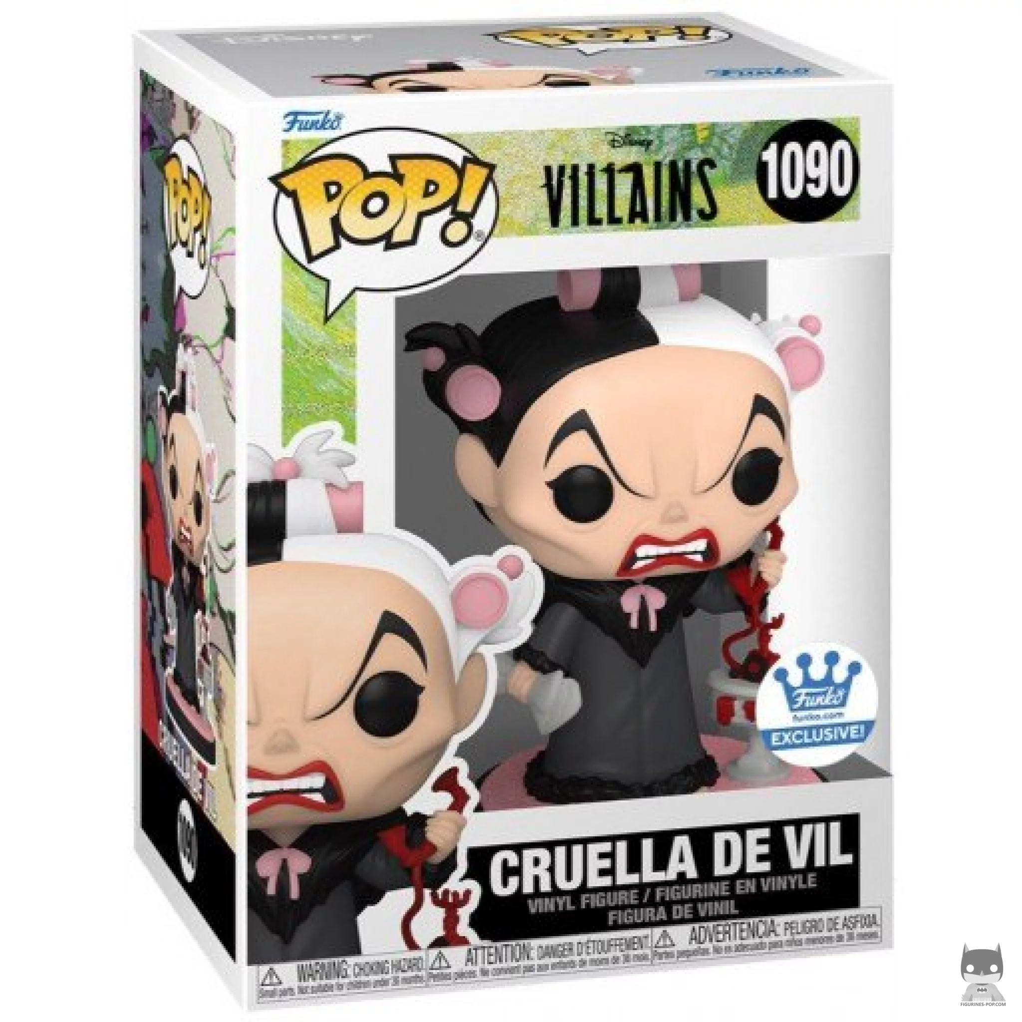 Figurine Funko POP Cruella d'Enfer avec boîte