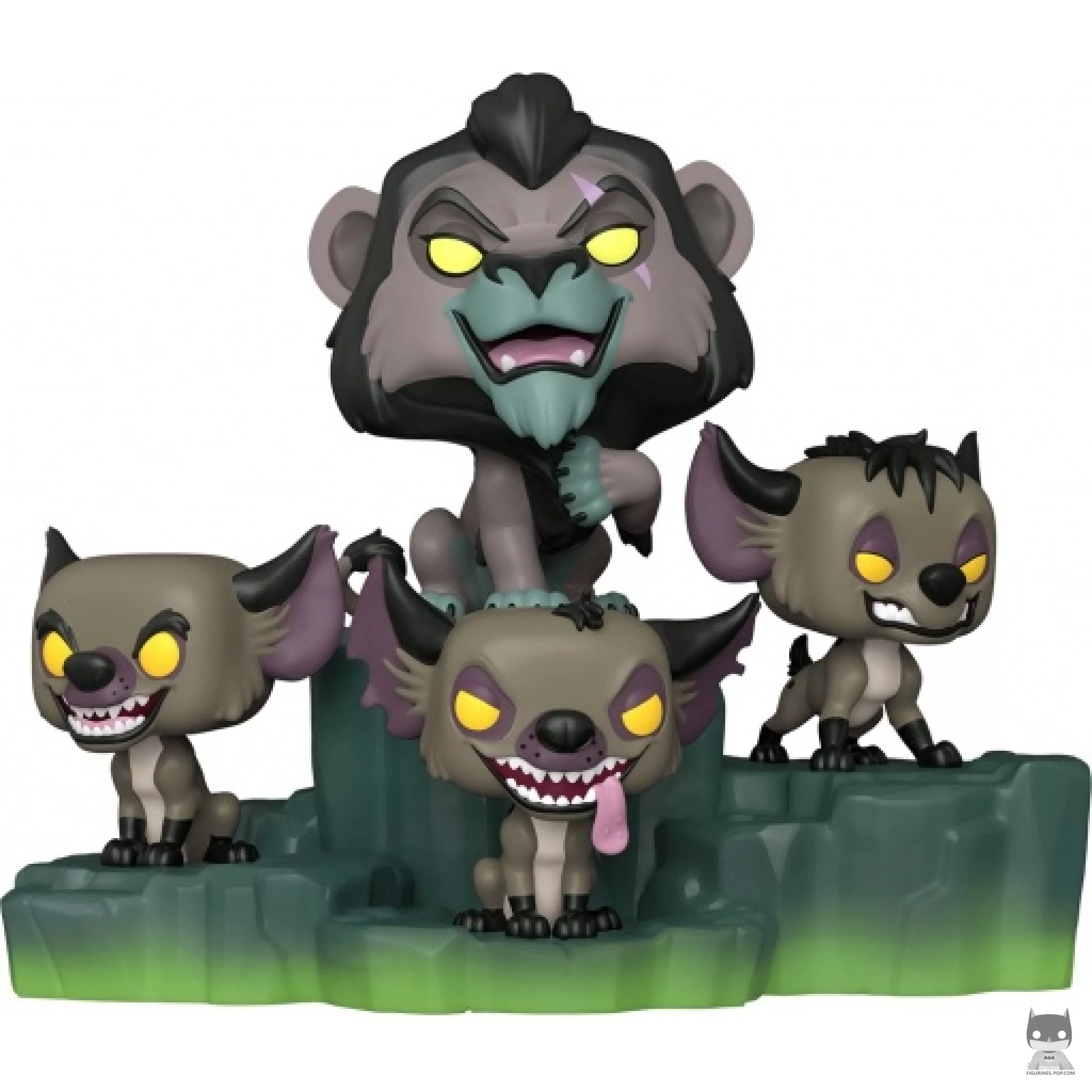 Figurine Funko POP Villains Assemble : Scar avec Hyènes (Villains Disney)