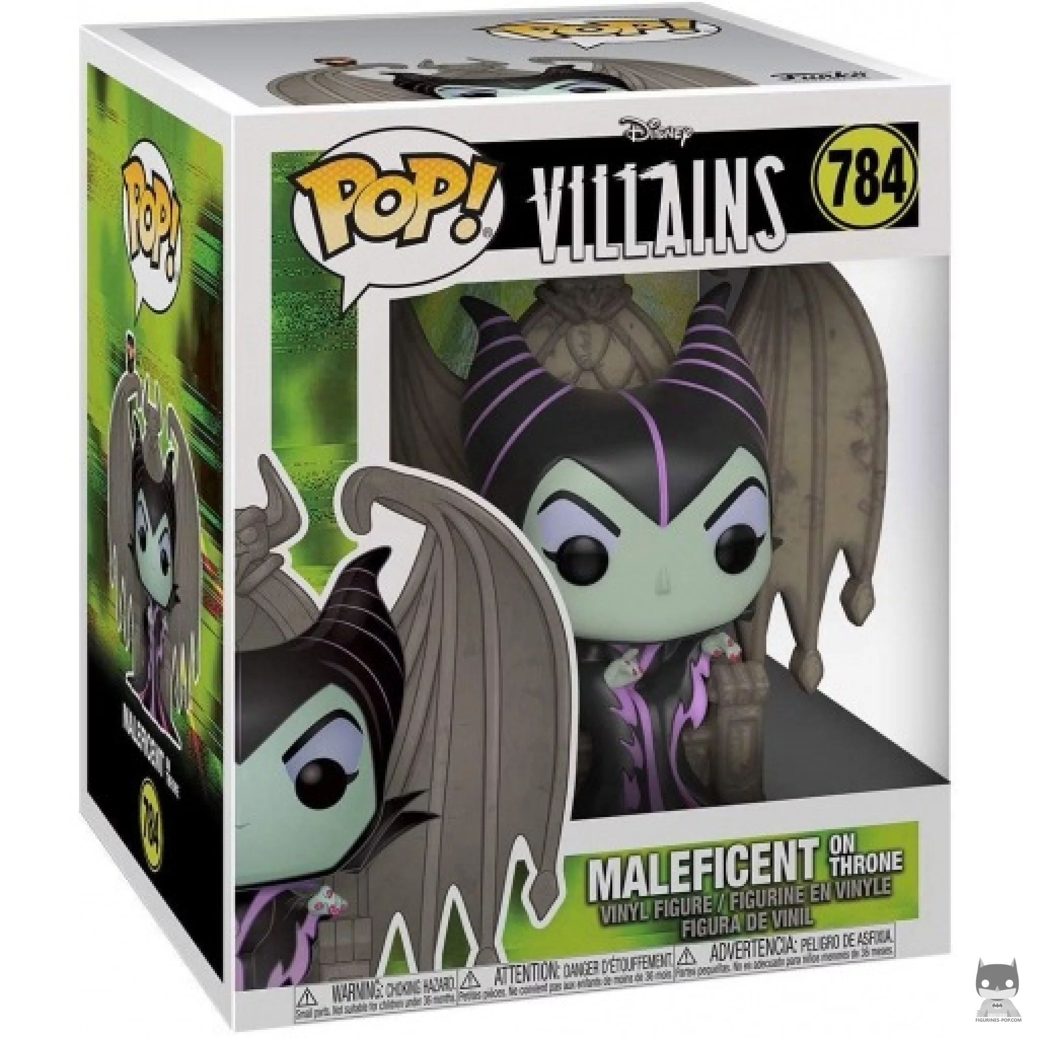 Figurine Funko POP Maléfique sur Trône avec boîte