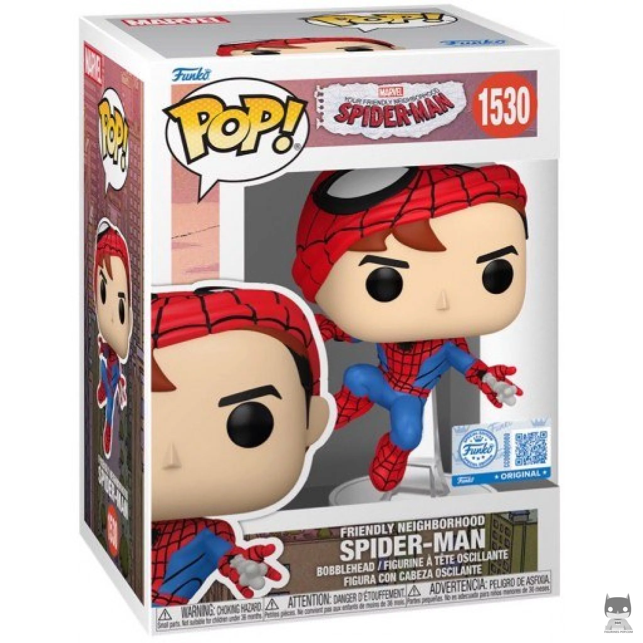 Figurine Funko POP Spider-Man avec boîte