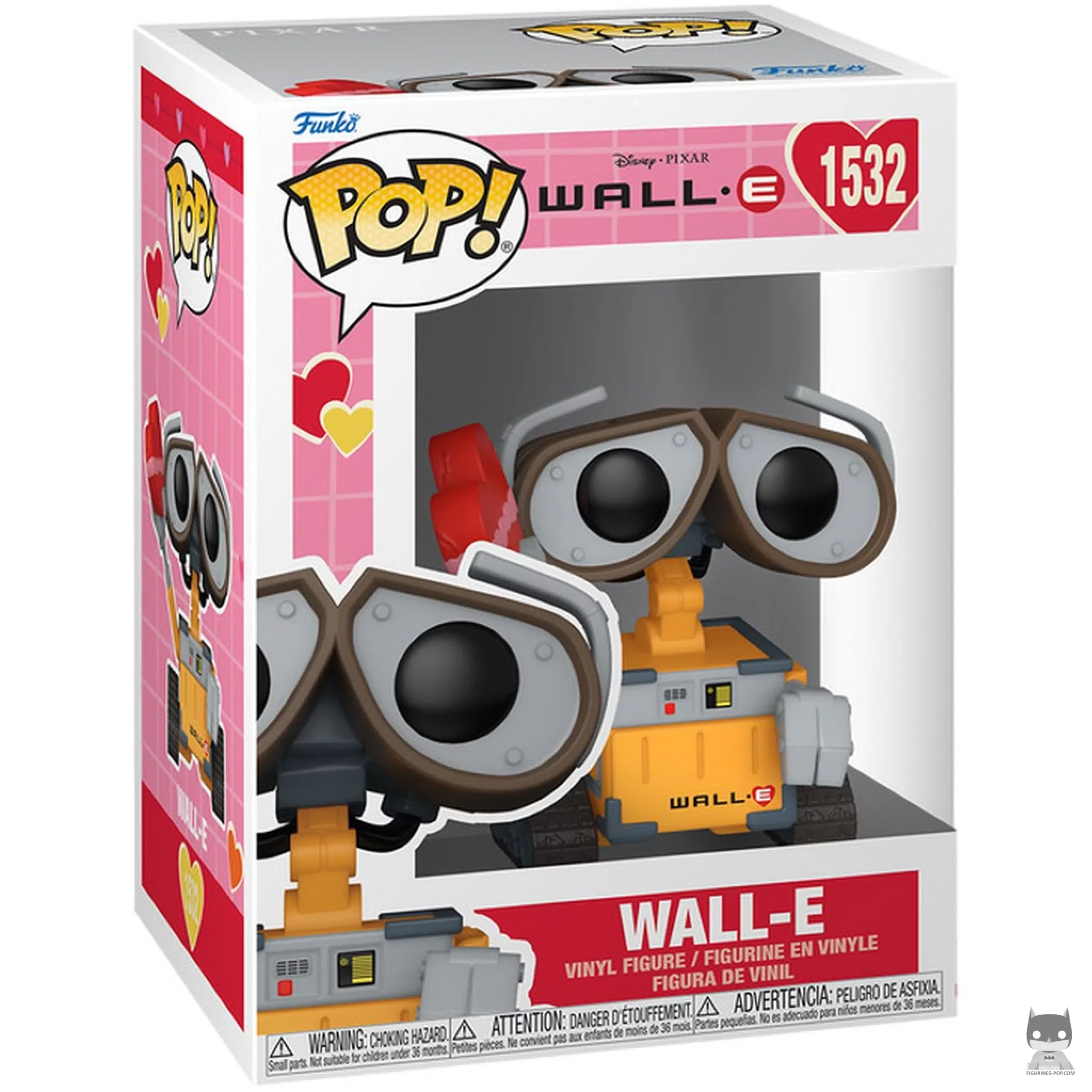 Figurine Funko POP Wall-E (Saint-Valentin) avec boîte