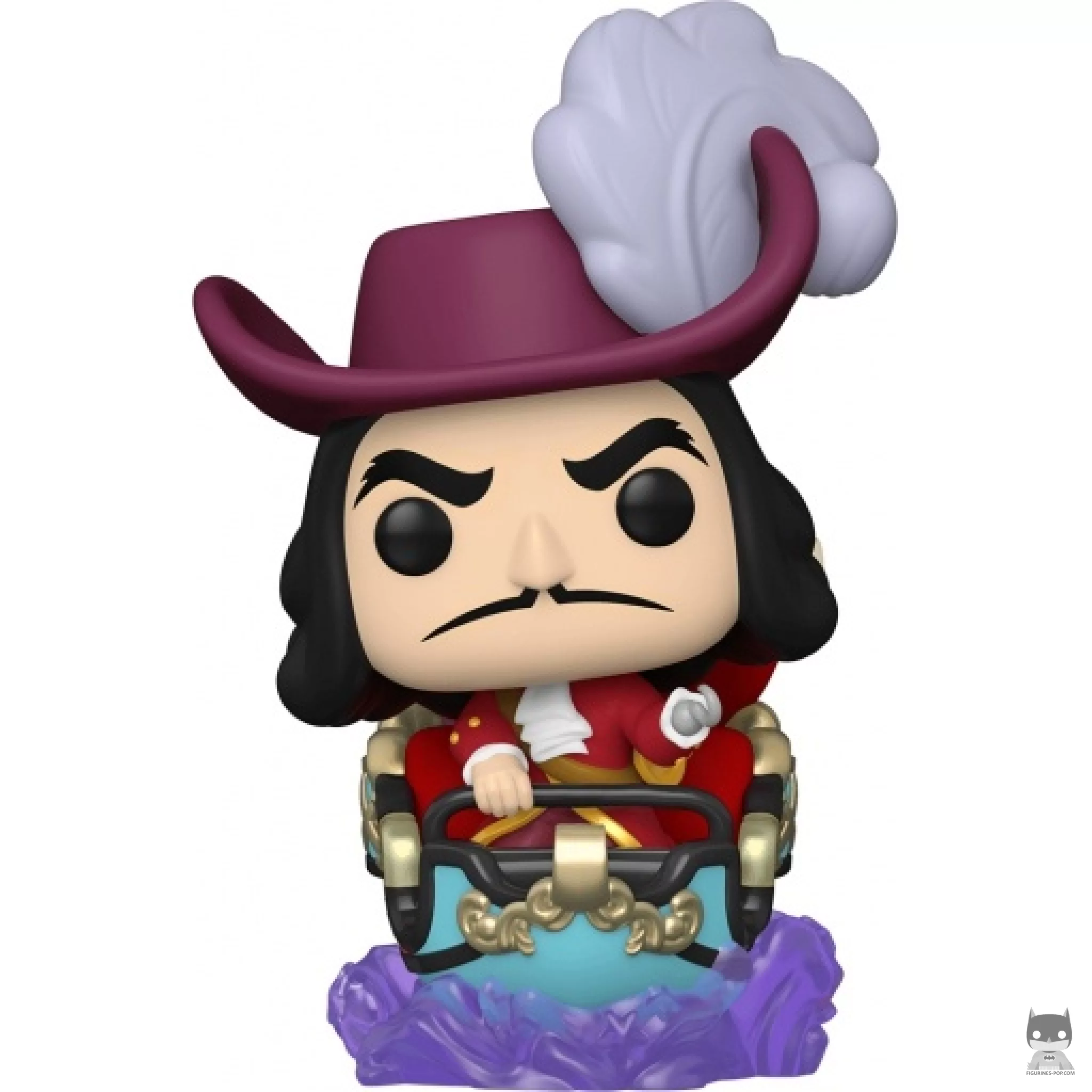 Figurine Funko POP Capitaine Crochet dans l'Attraction Le Vol de Peter Pan (Walt Disney World 50ème Anniversaire)