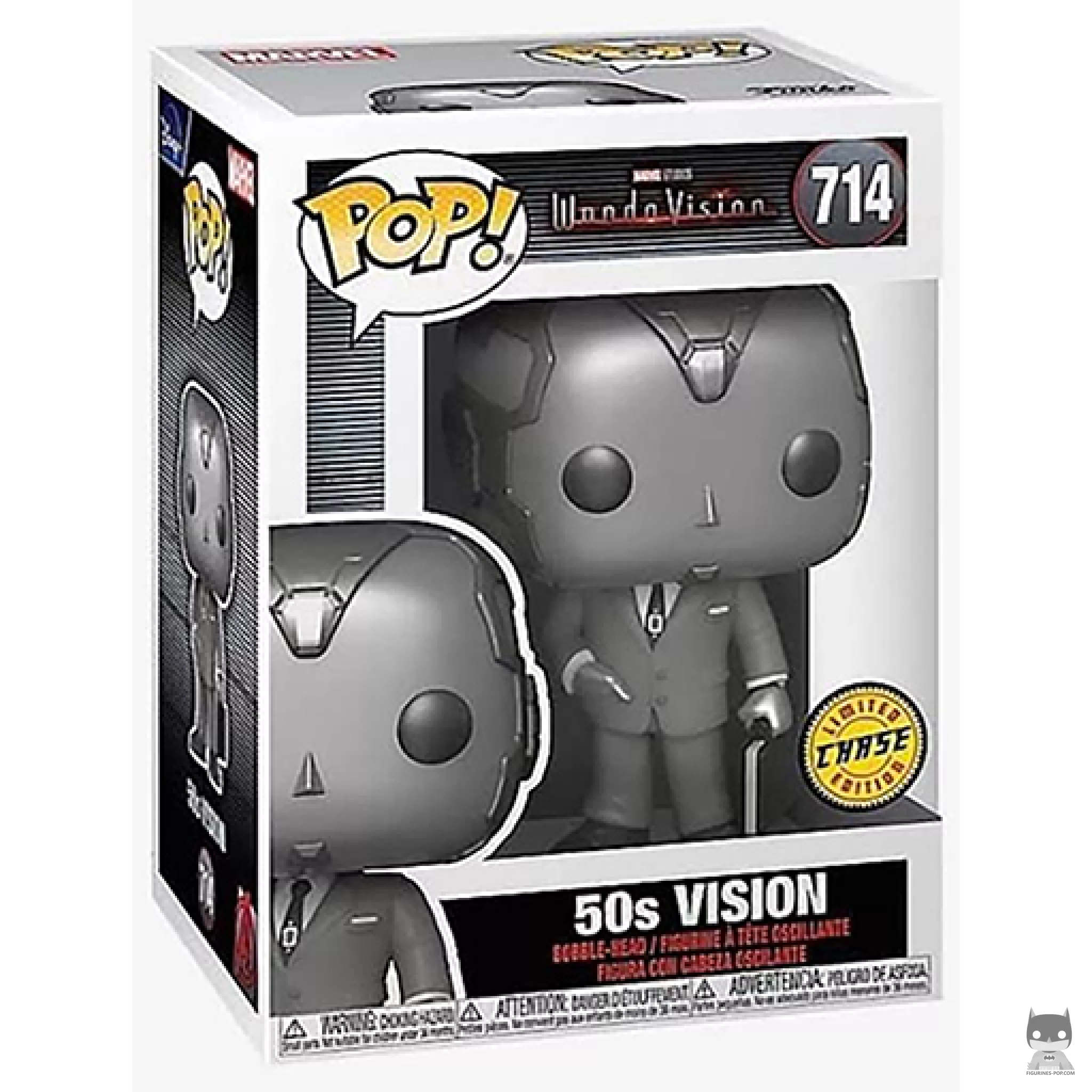 Figurine Funko POP Vision 50's (Chase) (Noir & Blanc) avec boîte