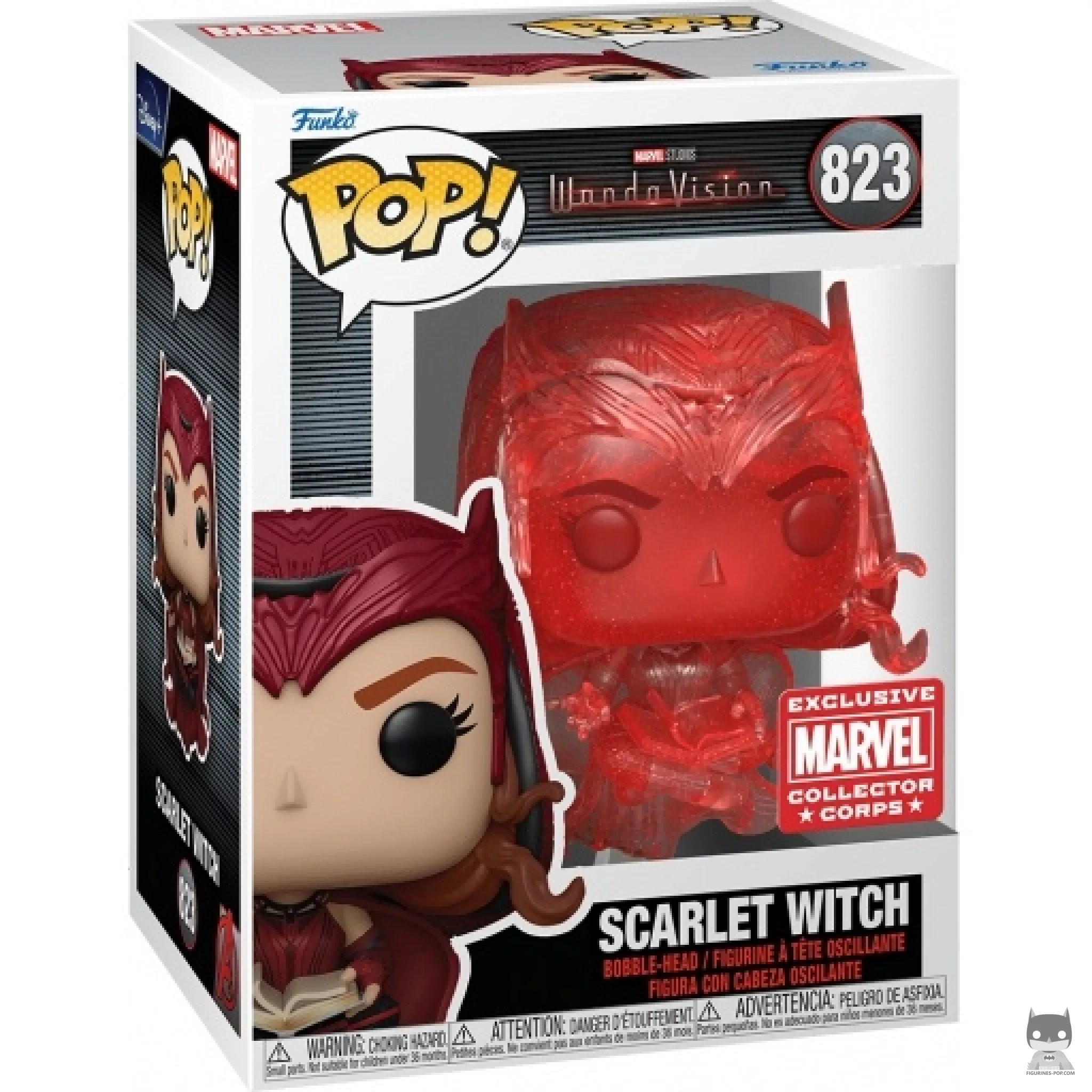 Figurine Funko POP Sorcière Rouge (Translucent & Glitter) avec boîte