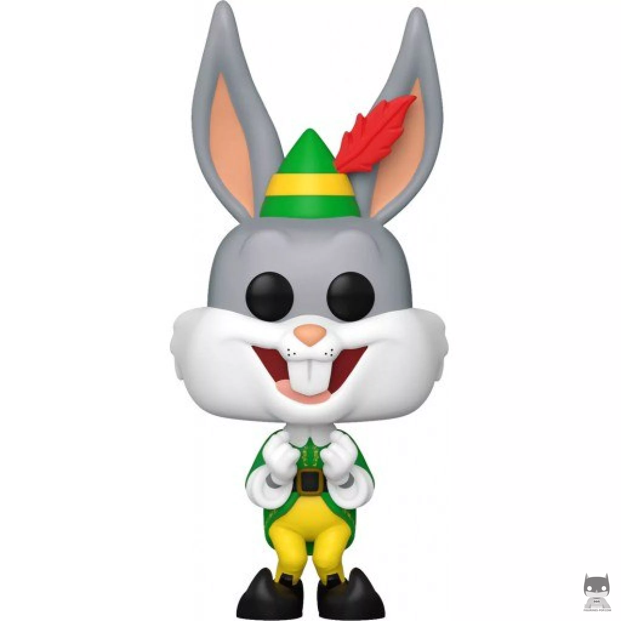 Figurine Funko POP Bugs Bunny en Elf Buddy (Warner Bros 100 ans)