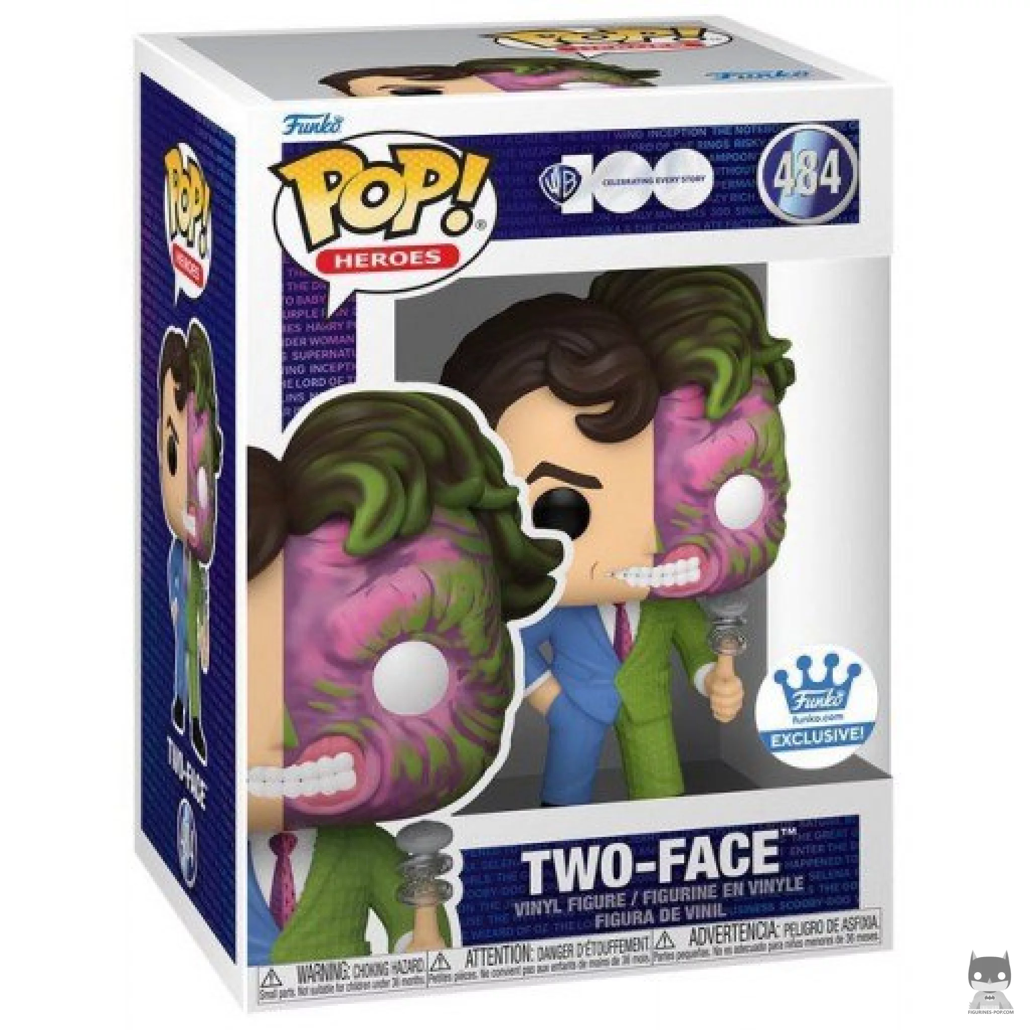 Figurine Funko POP Double-Face avec boîte