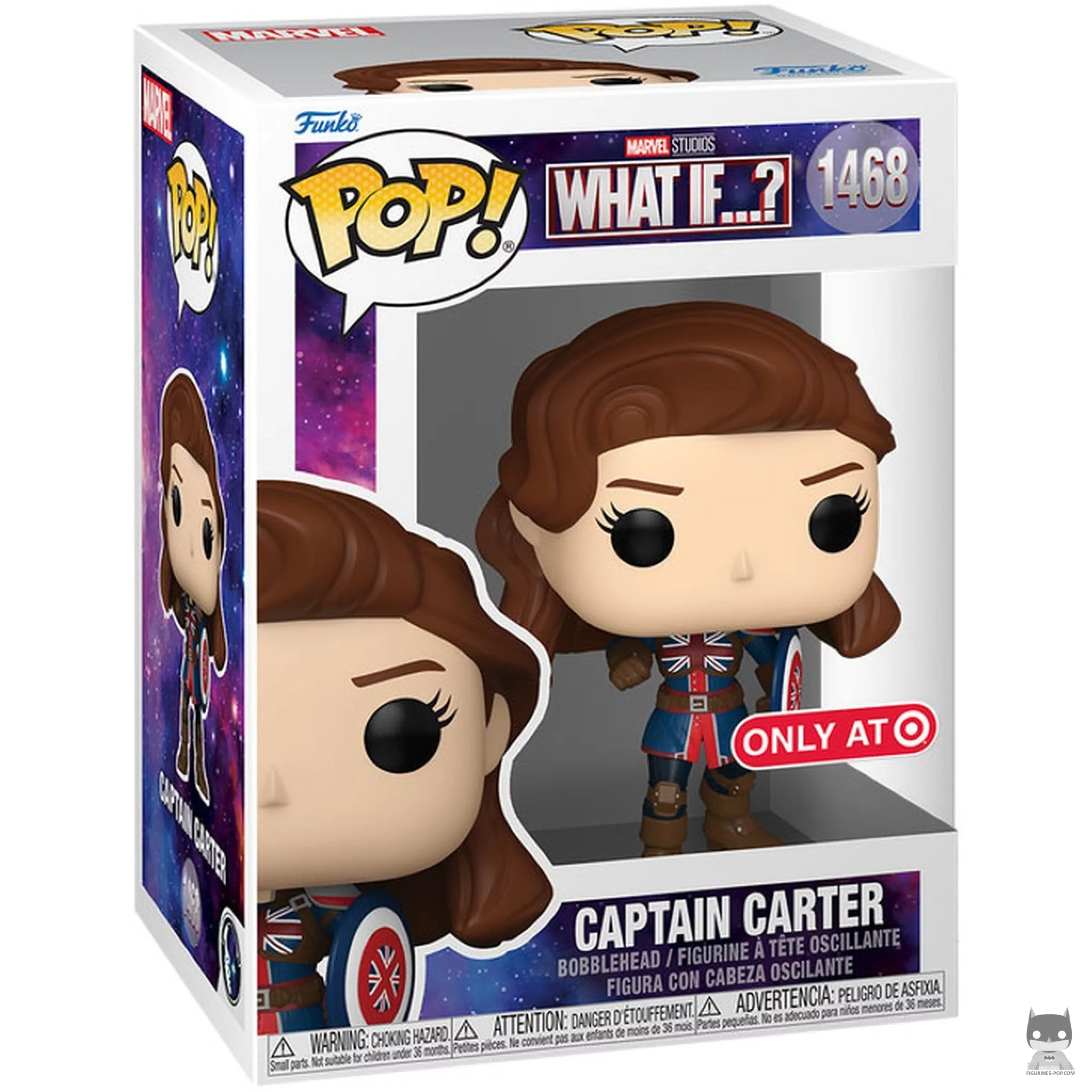 Figurine Funko POP Captain Carter avec boîte