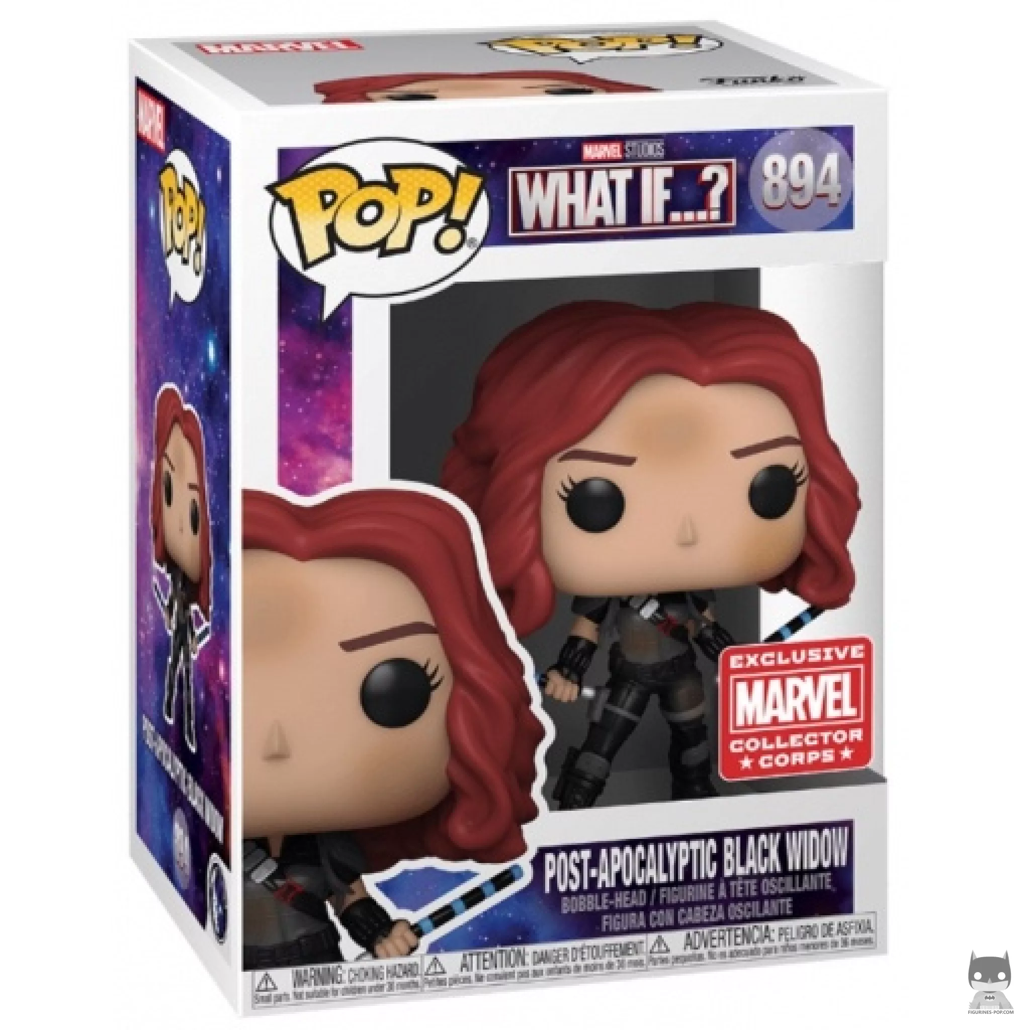 Figurine Funko POP Black Widow Post Apocalyspse avec boîte