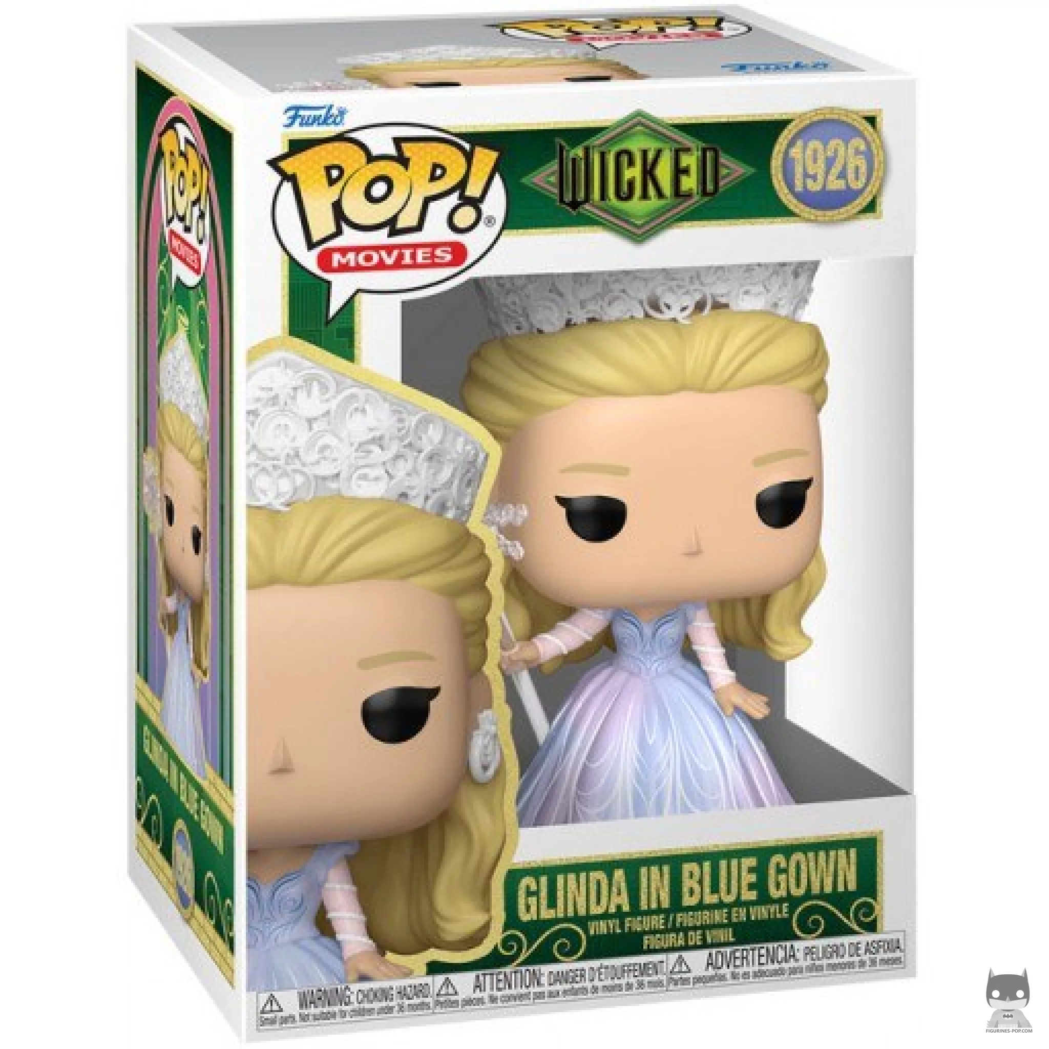 Figurine Funko POP Glinda en Robe Bleue avec boîte