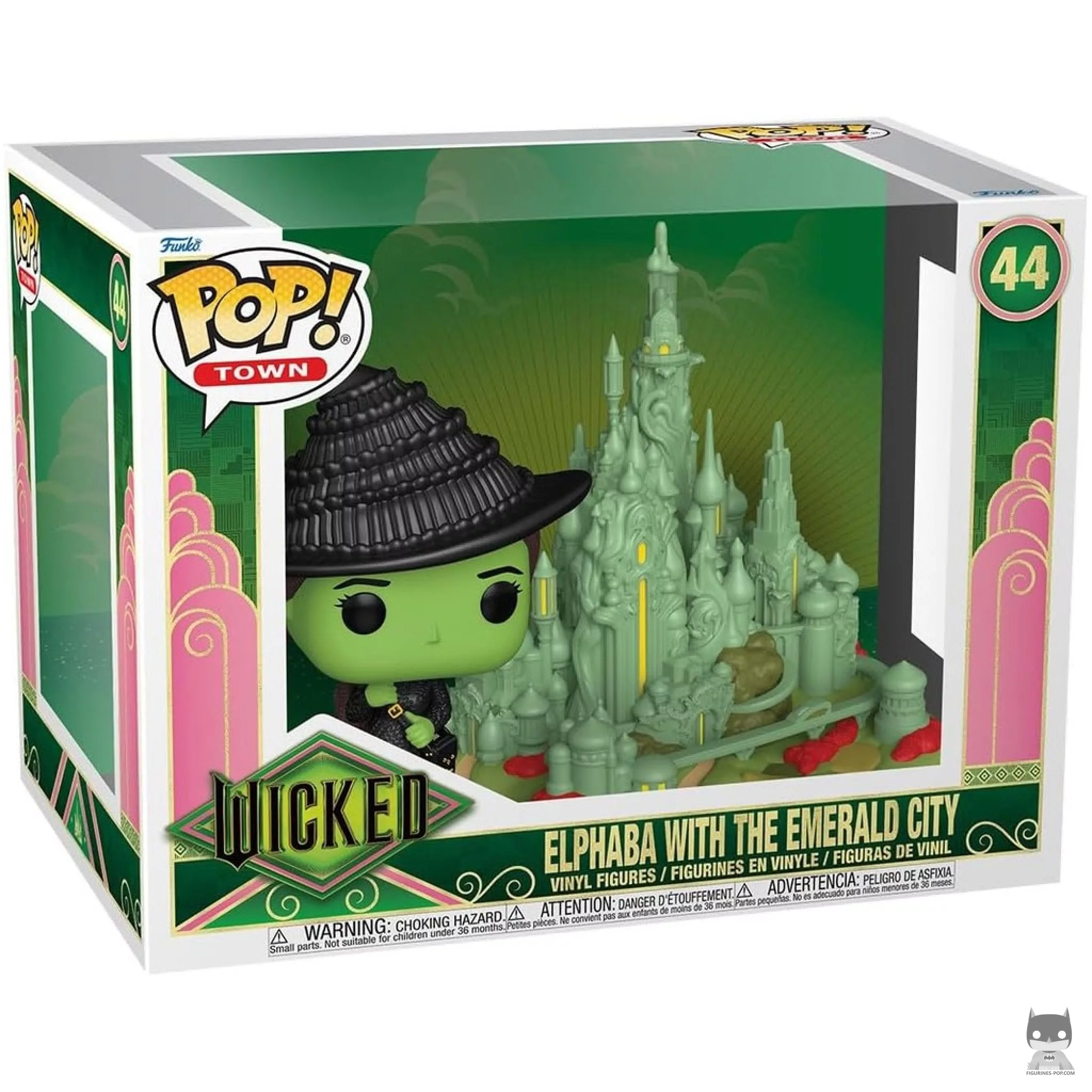 Figurine Funko POP Elphaba avec Emerald City avec boîte
