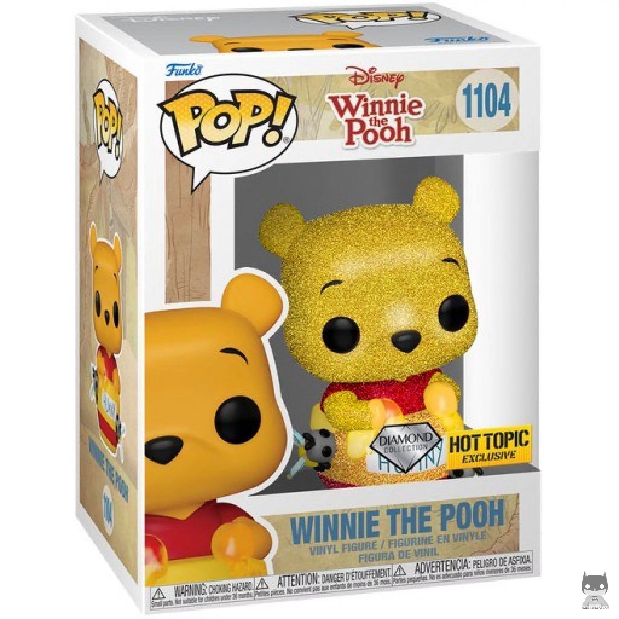 Figurine Funko POP Winnie l'Ourson dans le Pot de Miel (Diamond Glitter) avec boîte