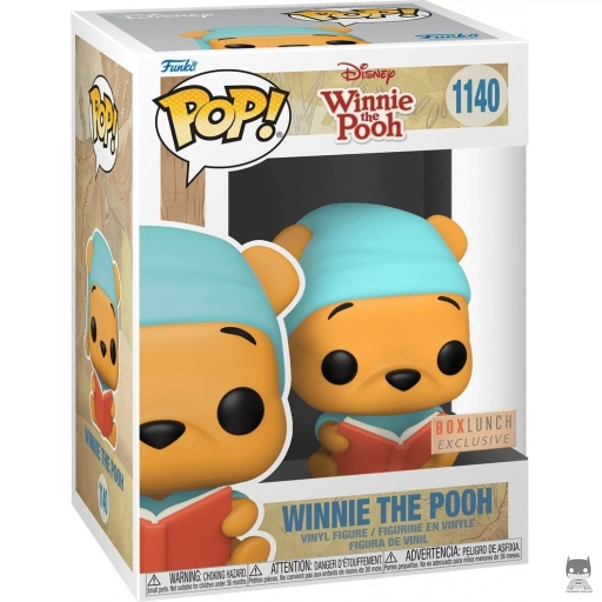 Figurine Funko POP Winnie l'Ourson qui lit avec boîte