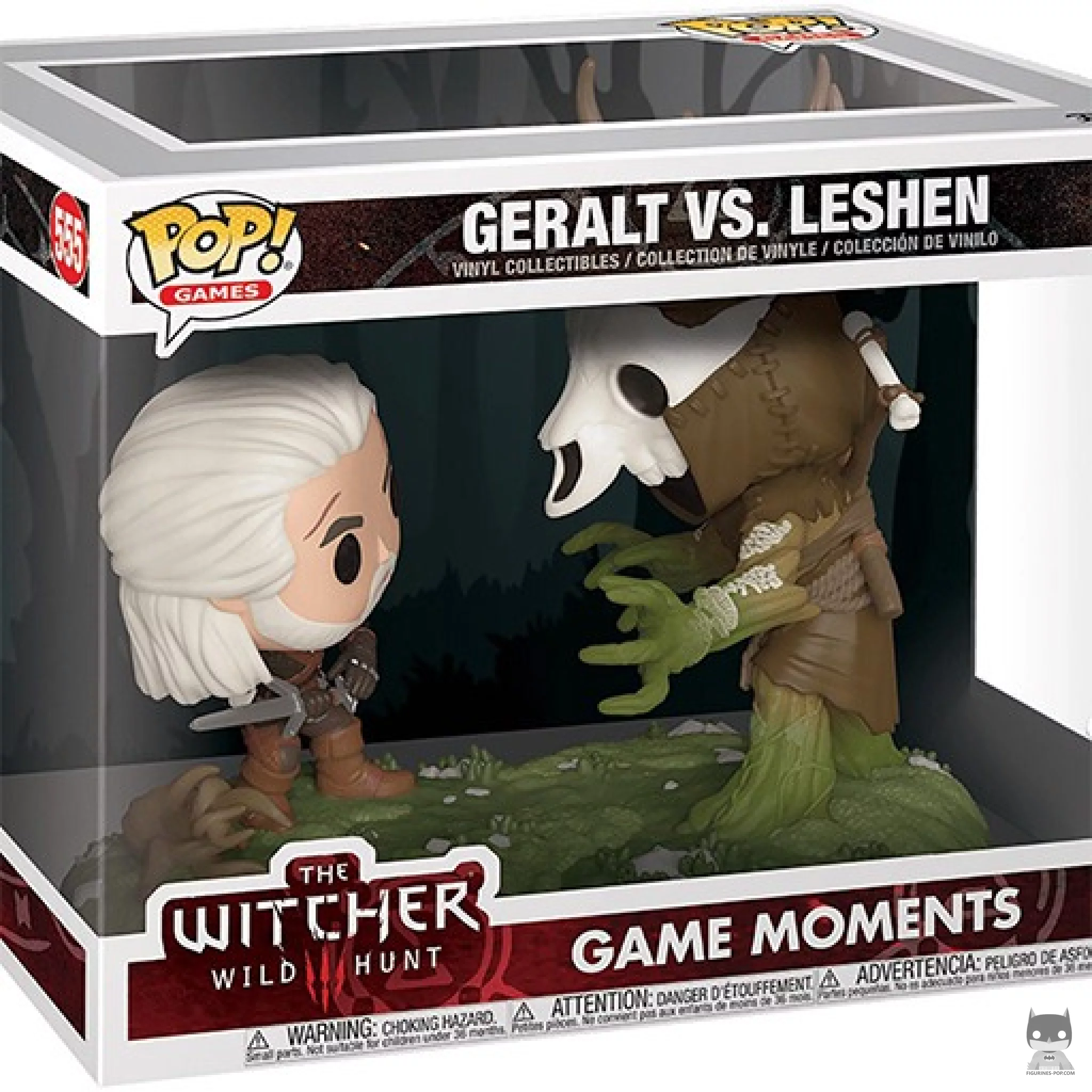 Figurine Funko POP Geralt vs. Leshen avec boîte
