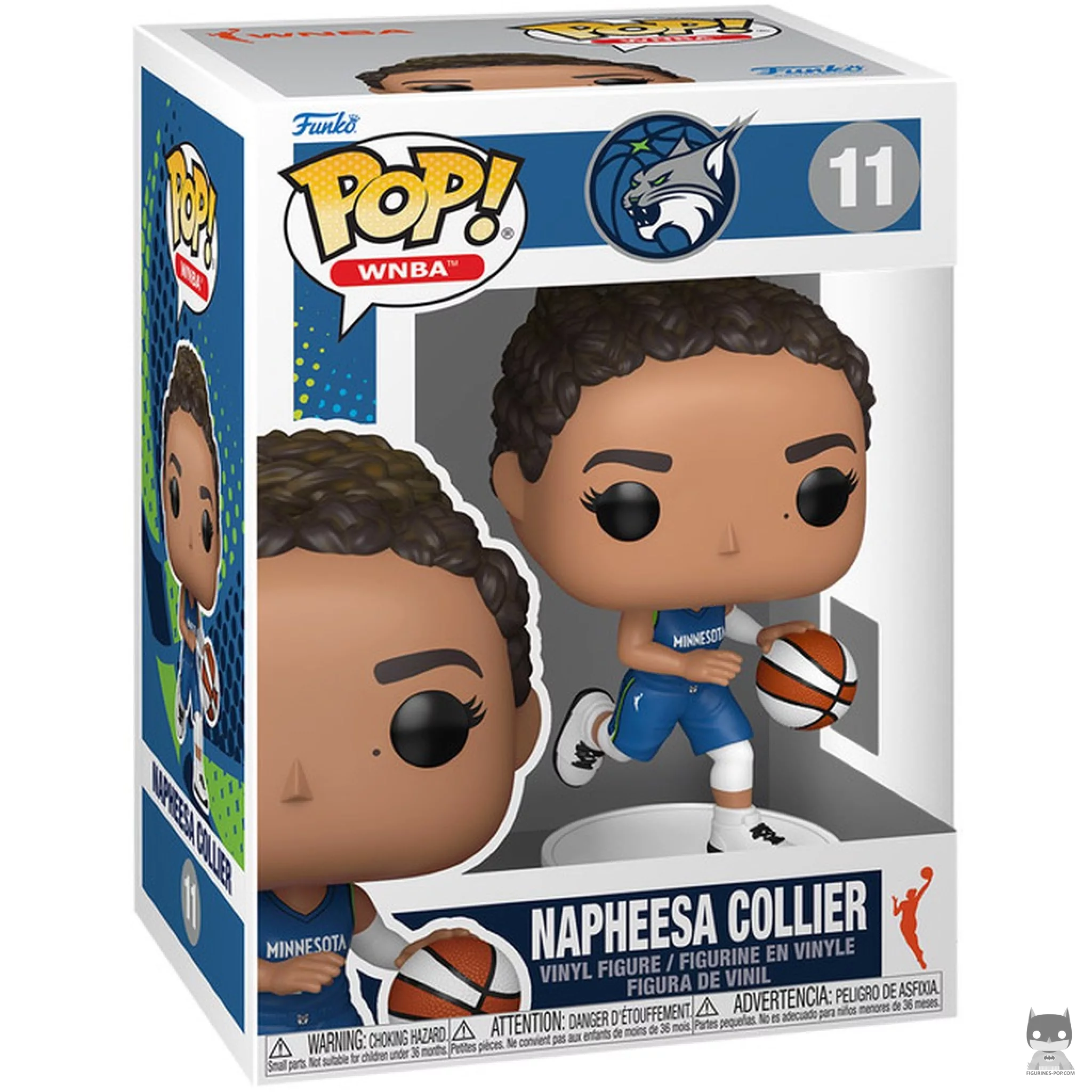 Figurine Funko POP Napheesa Collier avec boîte