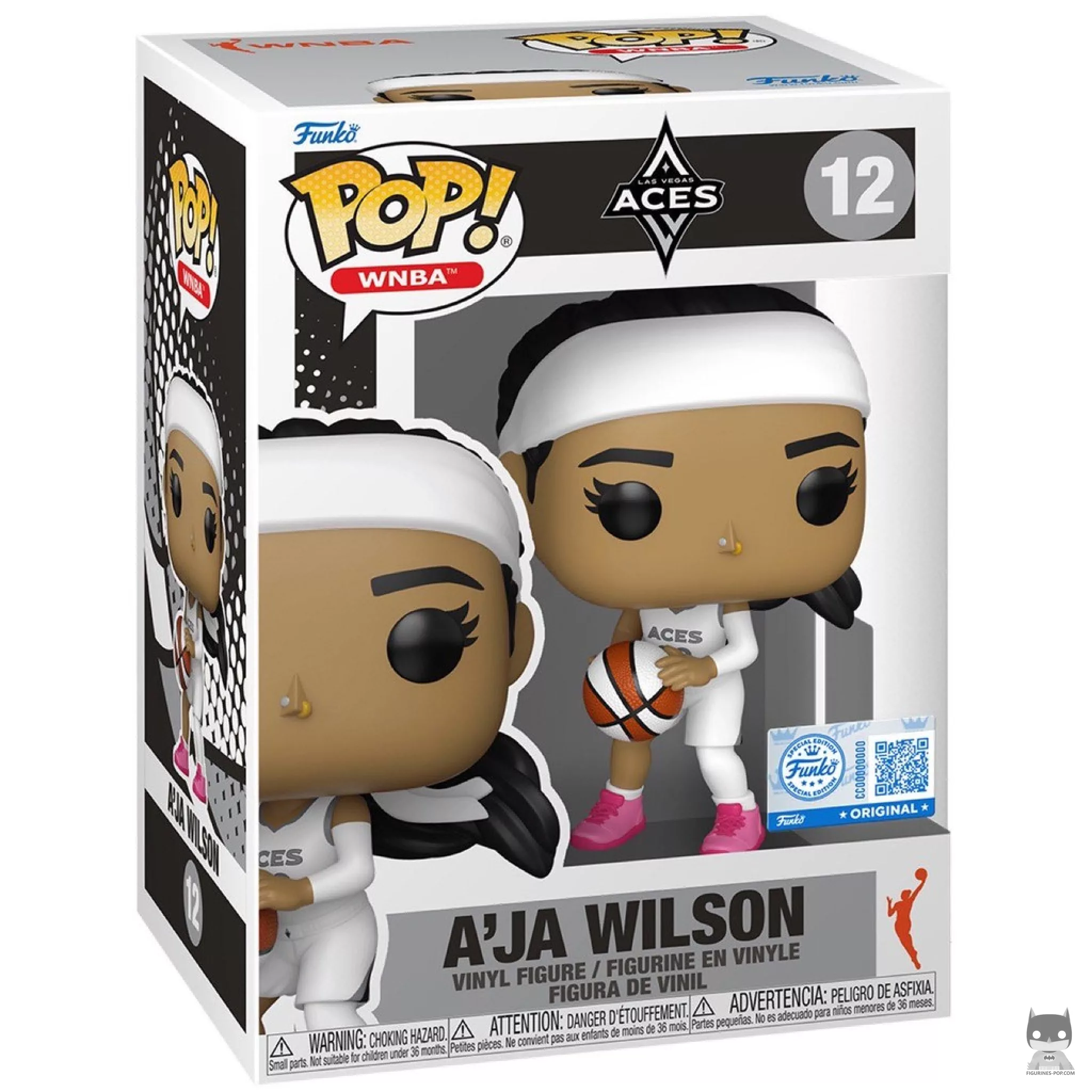 Figurine Funko POP A'ja Wilson avec boîte