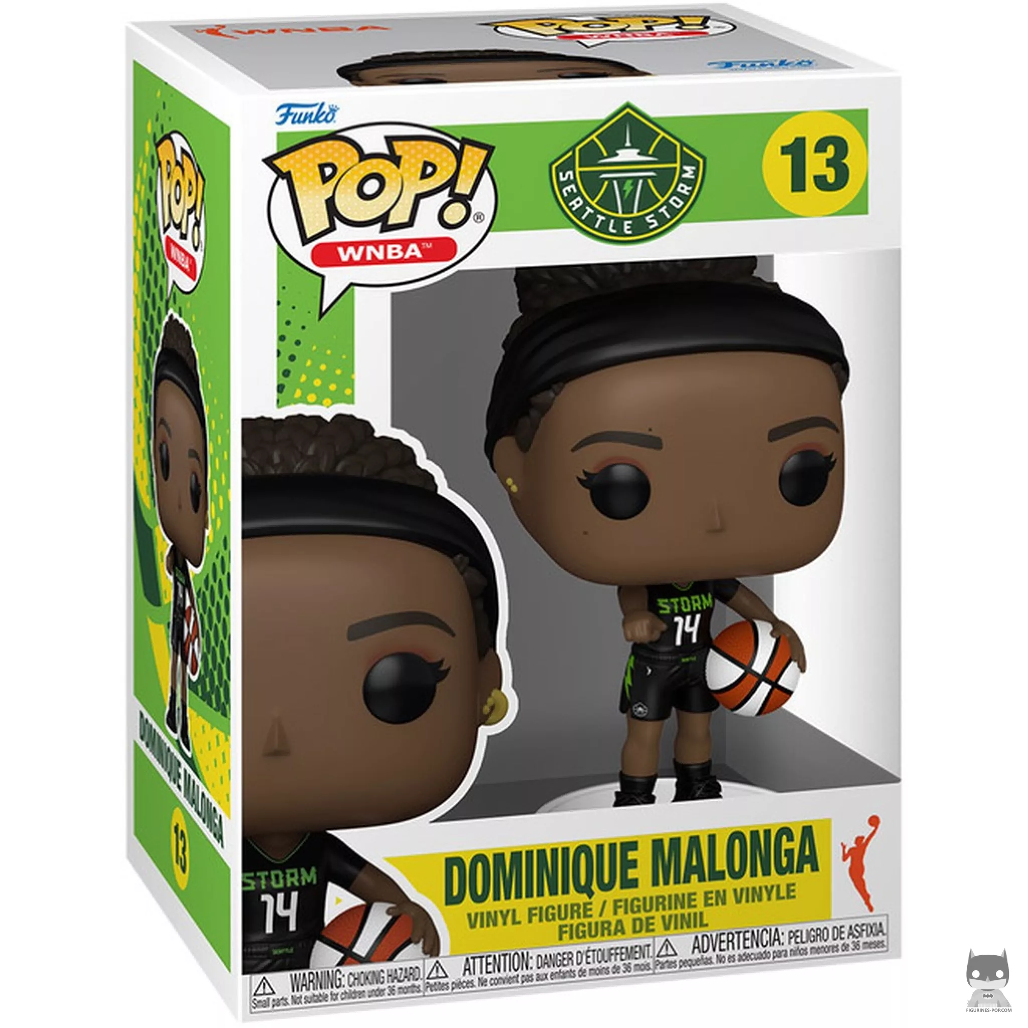 Figurine Funko POP Dominique Malonga avec boîte