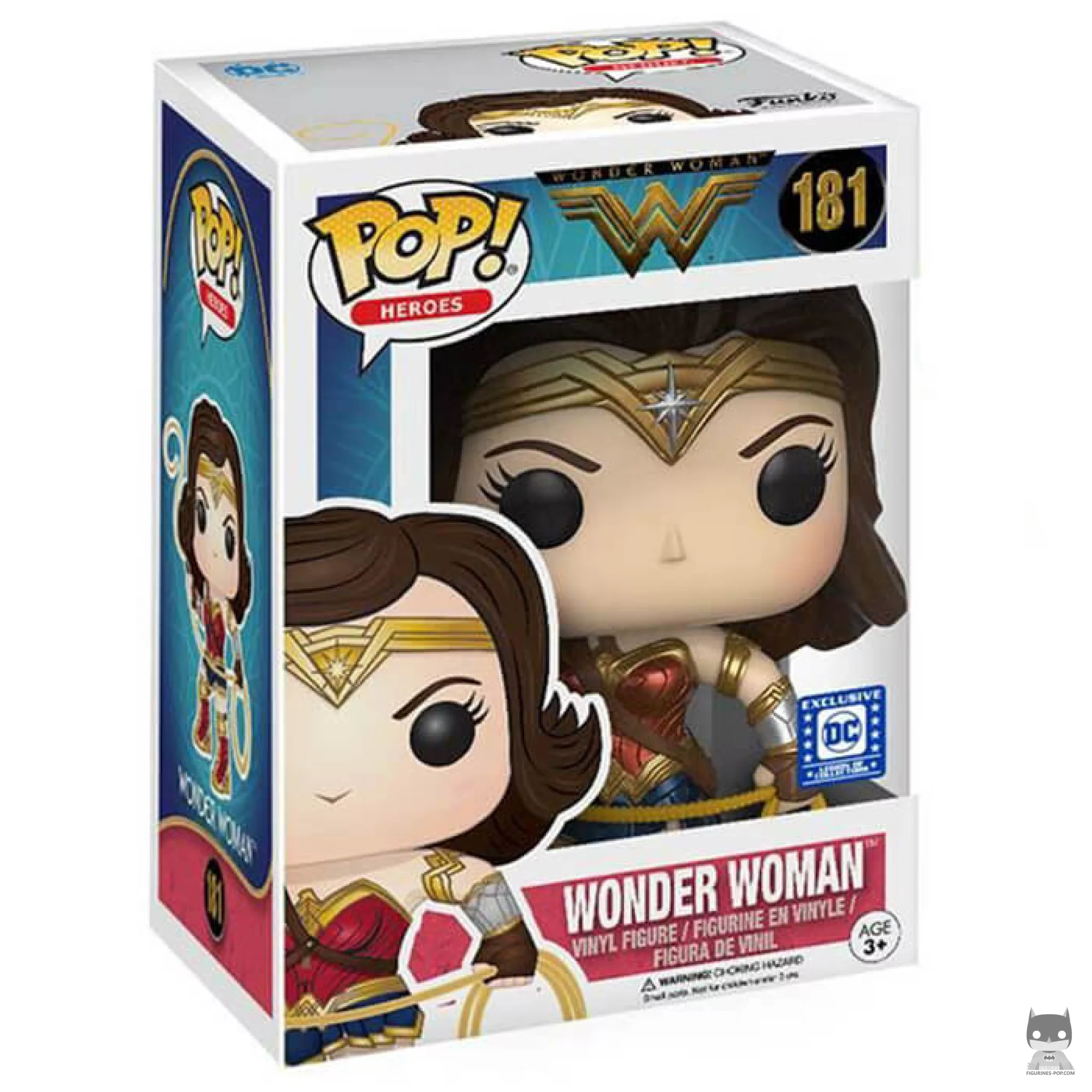 Figurine Funko POP Wonder Woman avec son lasso avec boîte