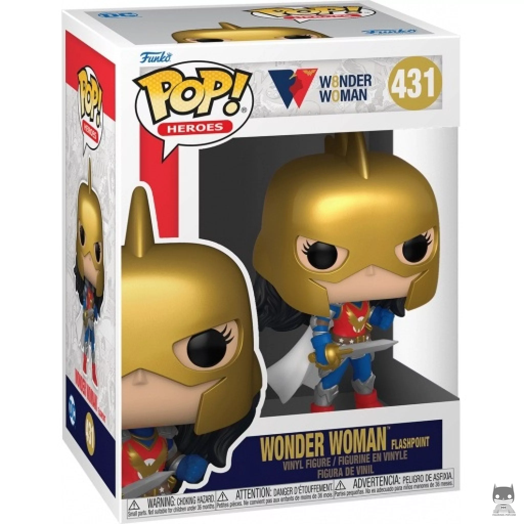 Figurine Funko POP Wonder Woman Flashpoint avec boîte