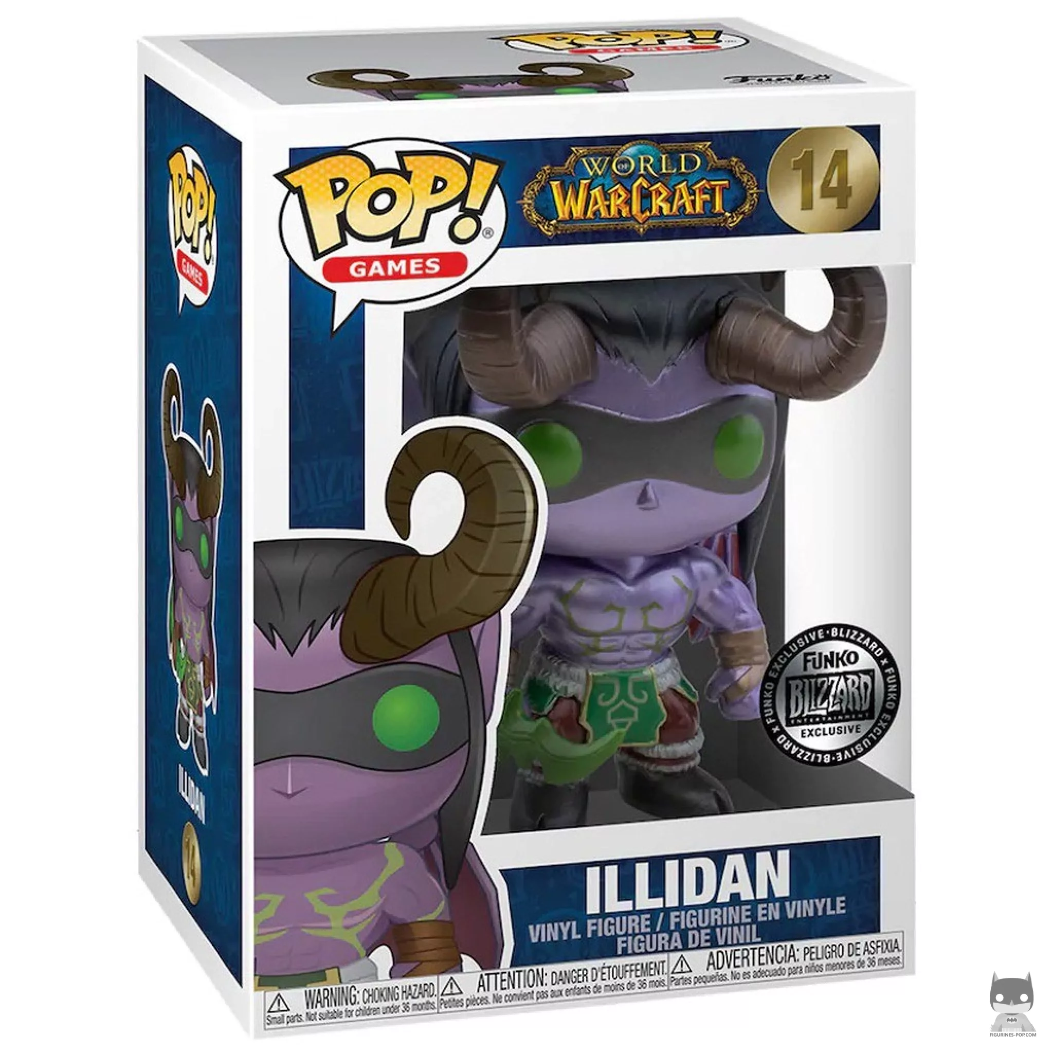 Figurine Funko POP Illidan (Metallic) avec boîte