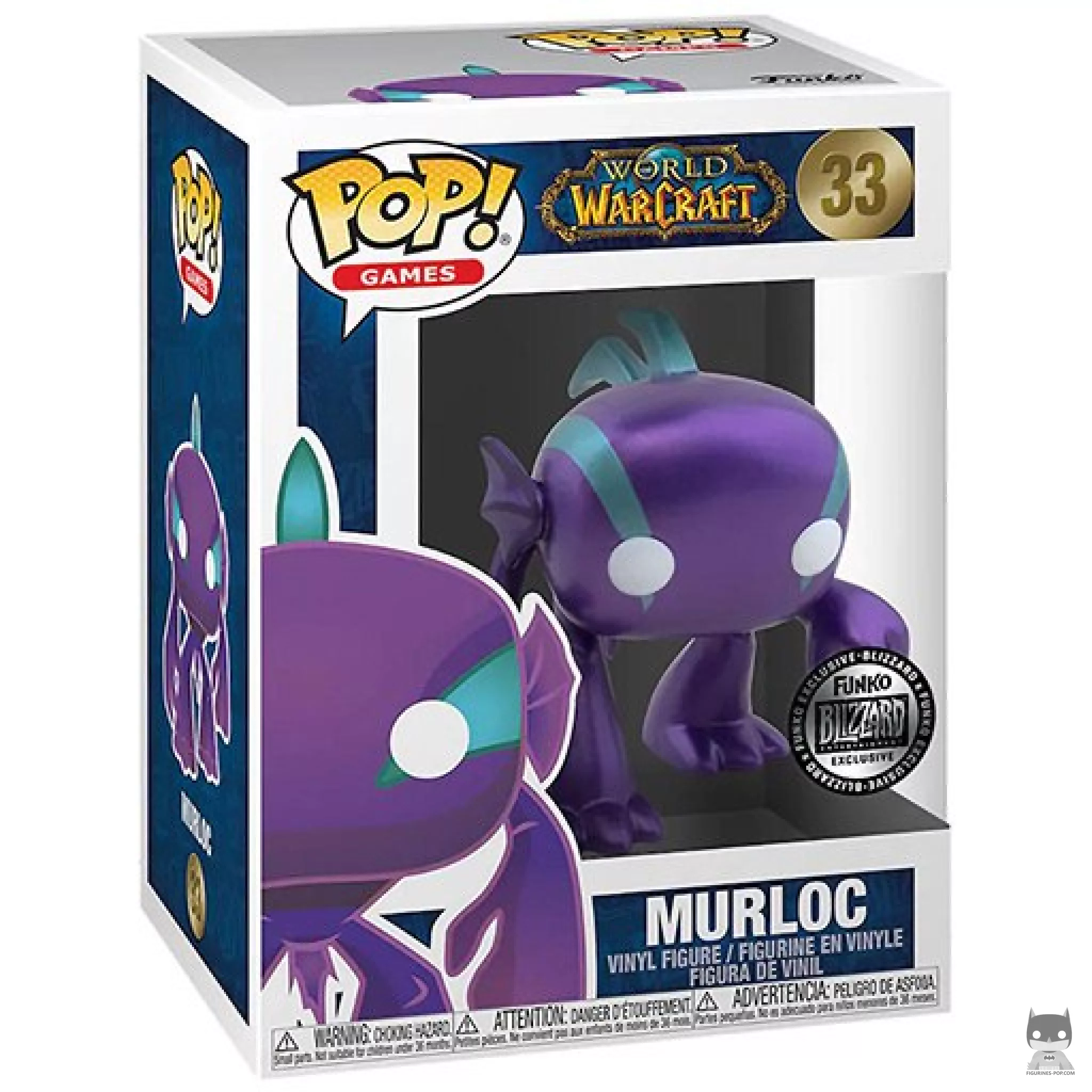 Figurine Funko POP Murloc (Metallic) avec boîte