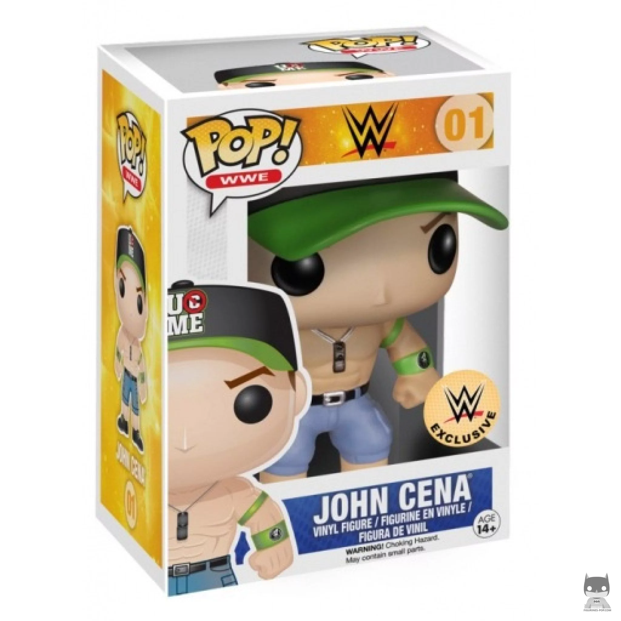 Figurine Funko POP John Cena (with green hat) avec boîte