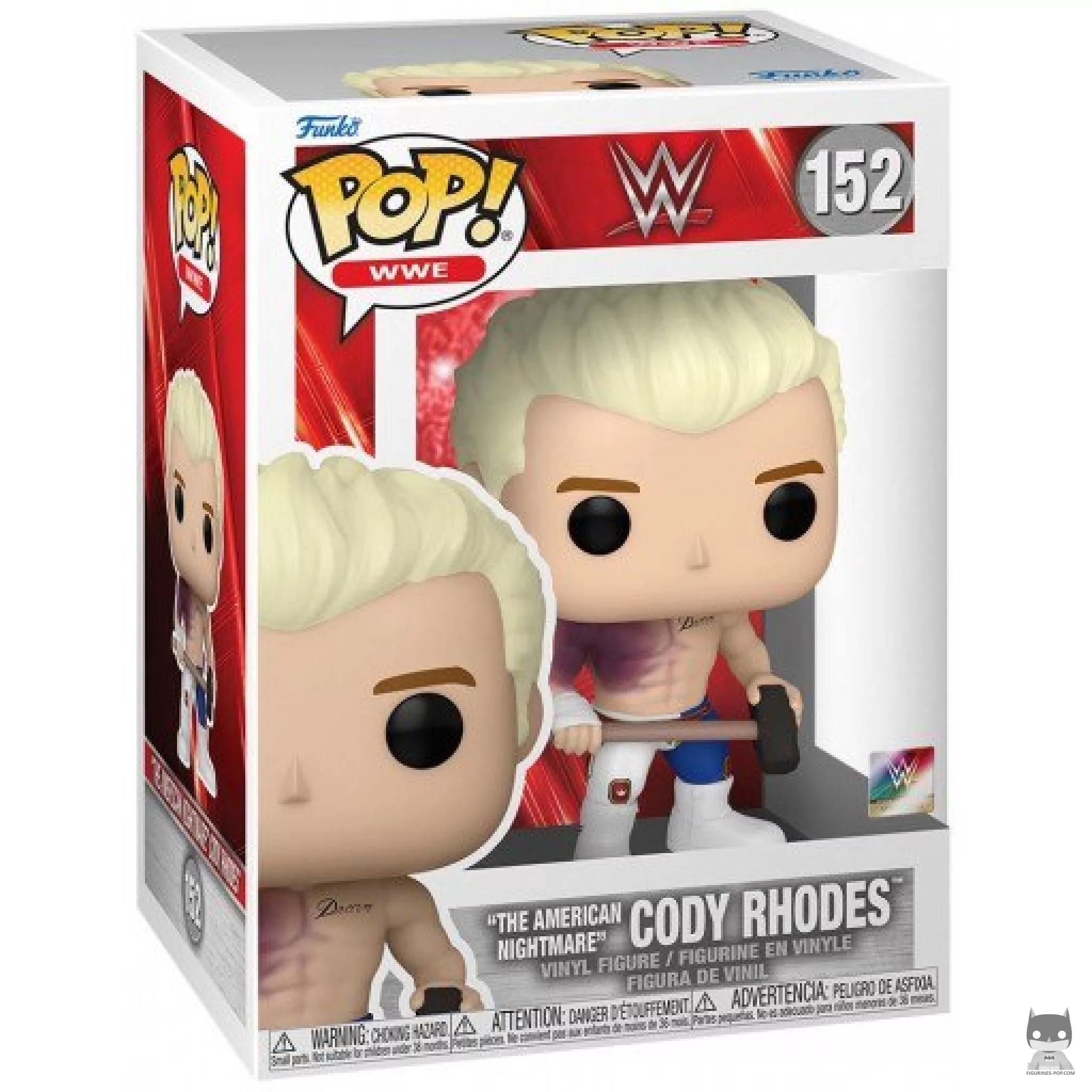 Figurine Funko POP "The American Nightmare" Cody Rhodes avec boîte