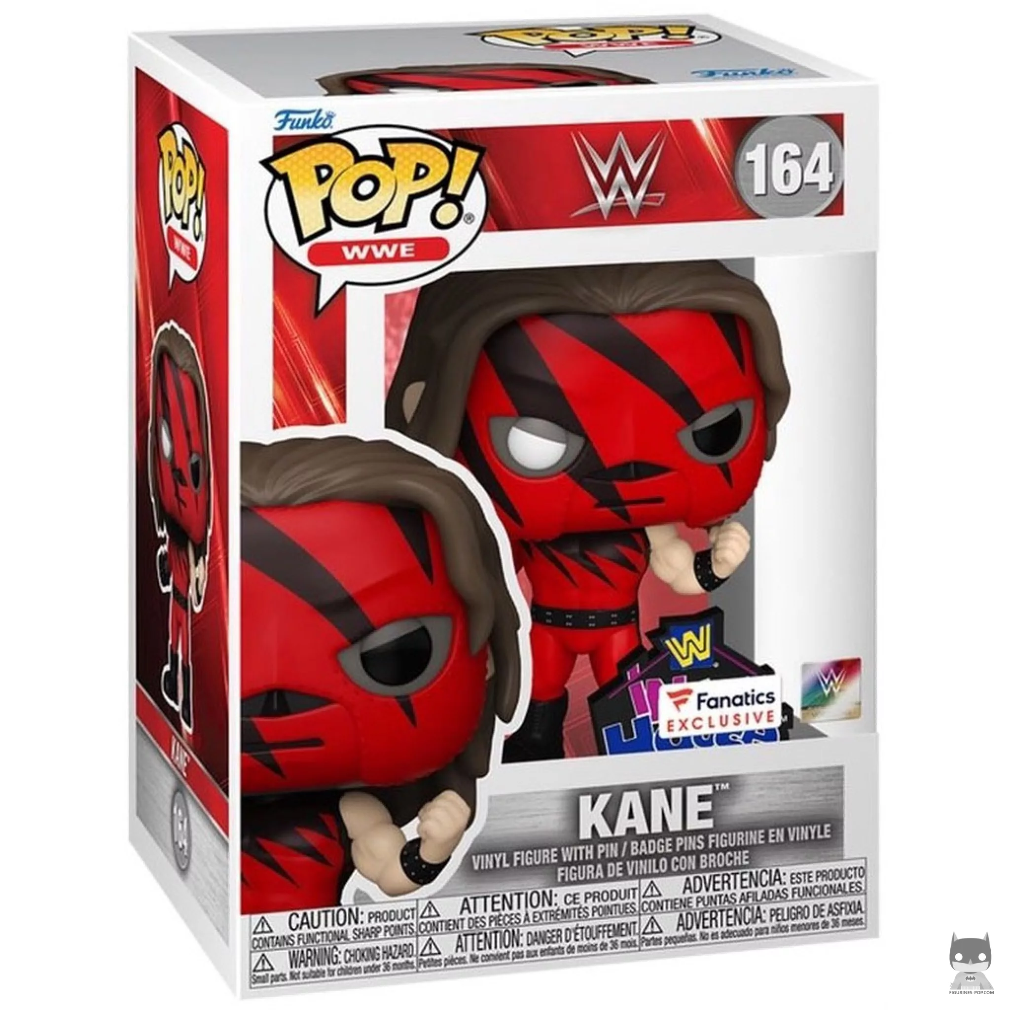 Figurine Funko POP Kane avec pin's In Your House avec boîte