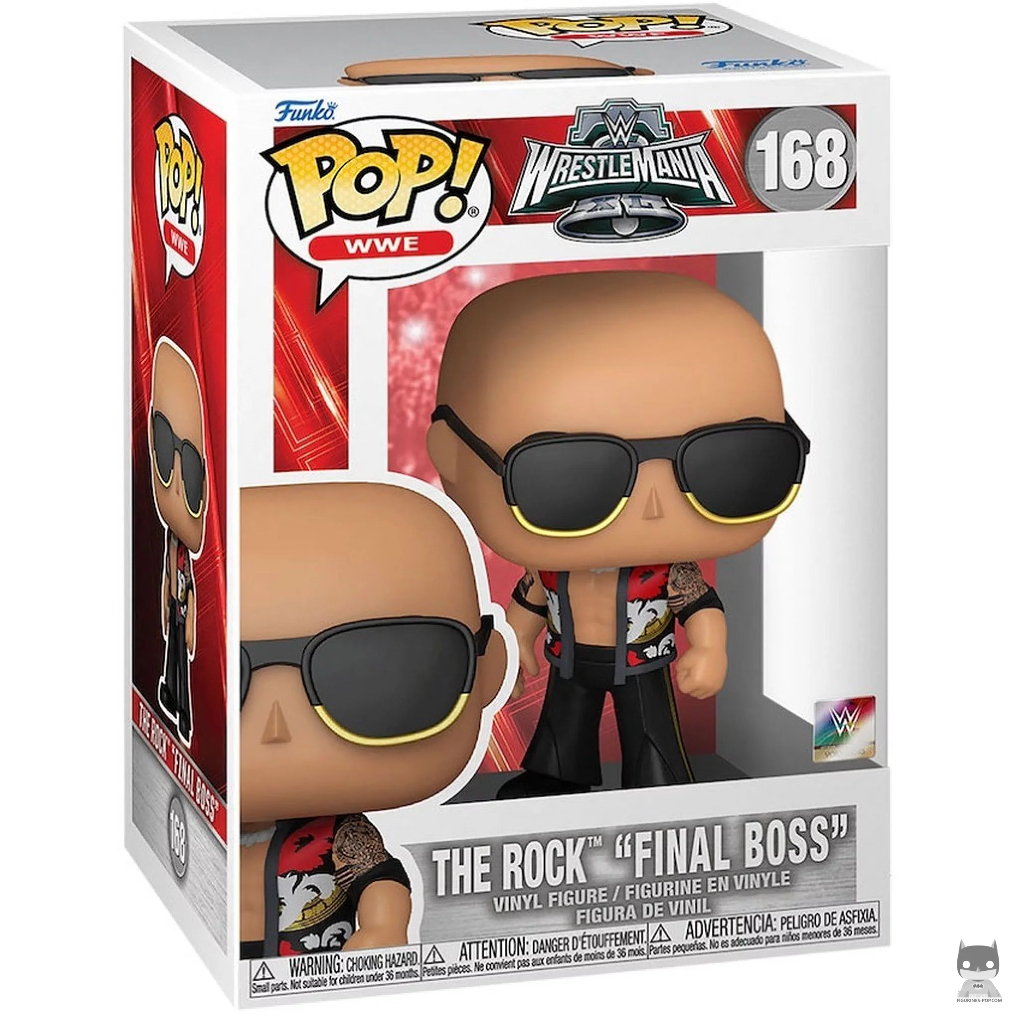 Figurine Funko POP The Rock (Final Boss) avec boîte