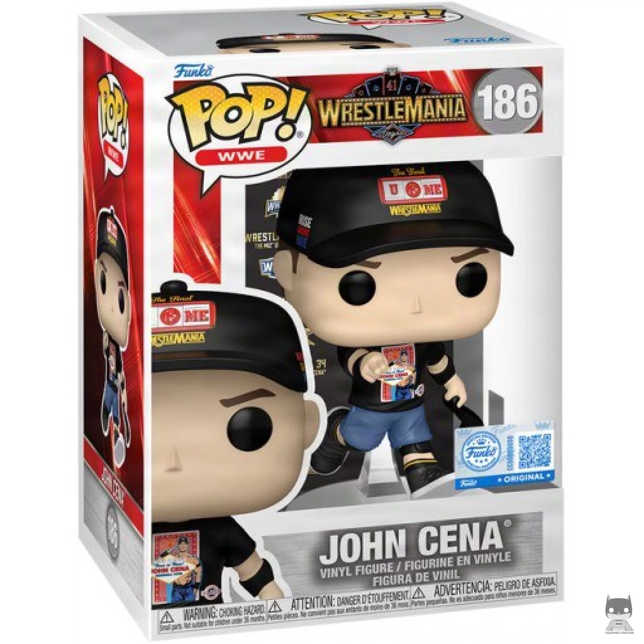 Figurine Funko POP John Cena (Wrestlemania 41) avec boîte