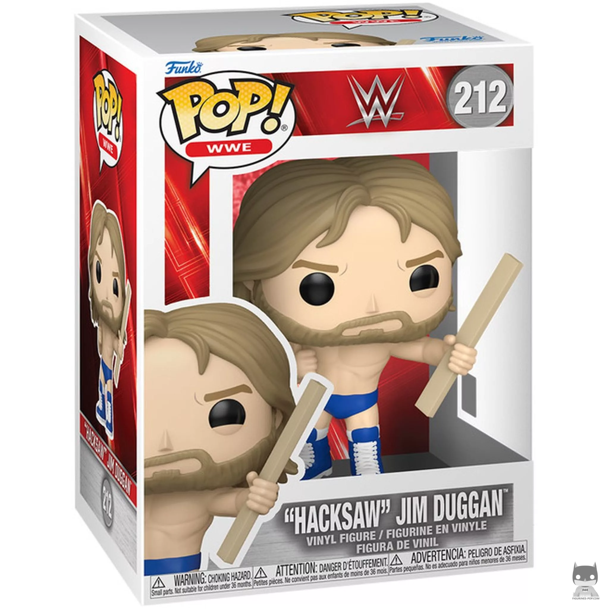 Figurine Funko POP "Hacksaw" Jim Duggan avec boîte