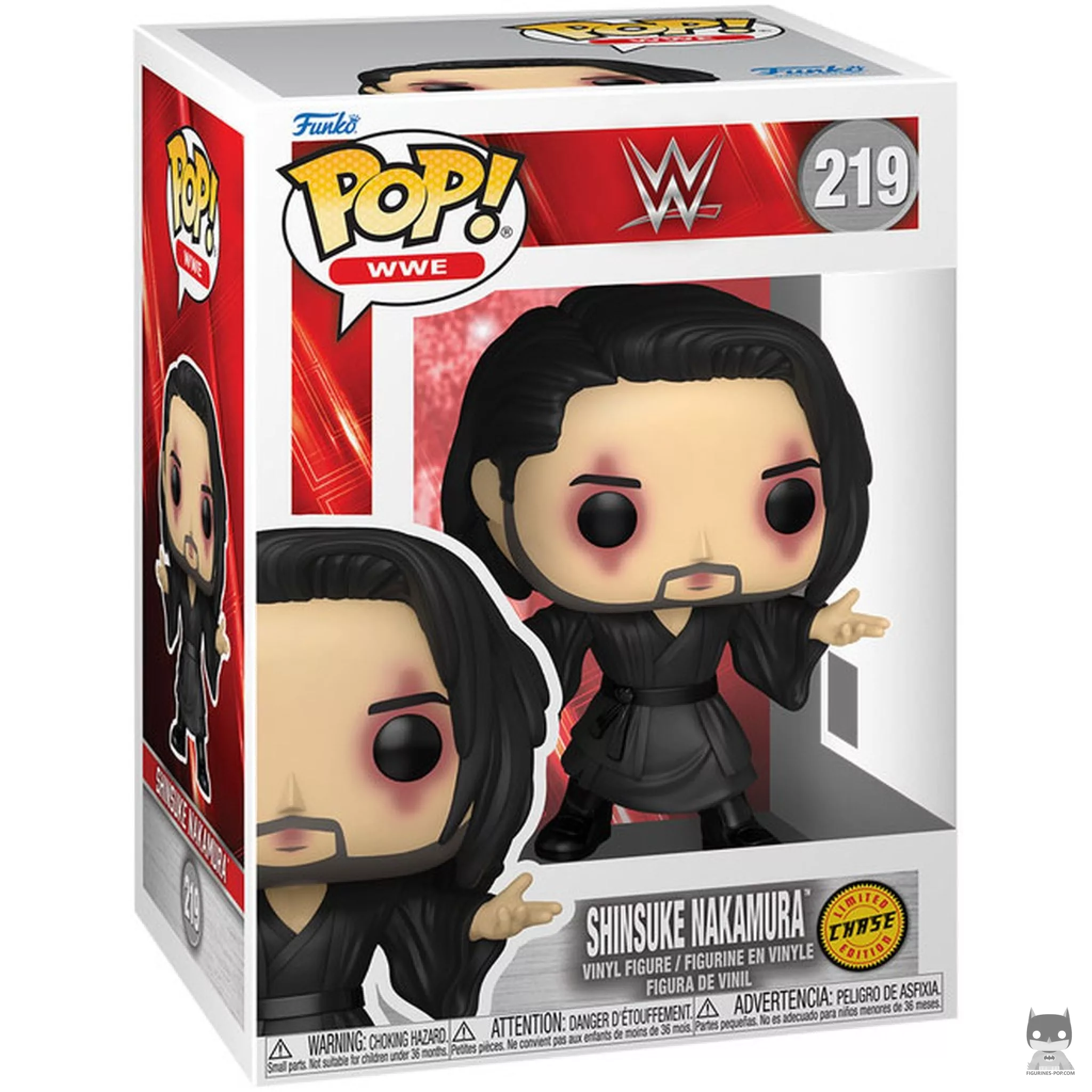 Figurine Funko POP Shinsuke Nakamura (Chase) avec boîte