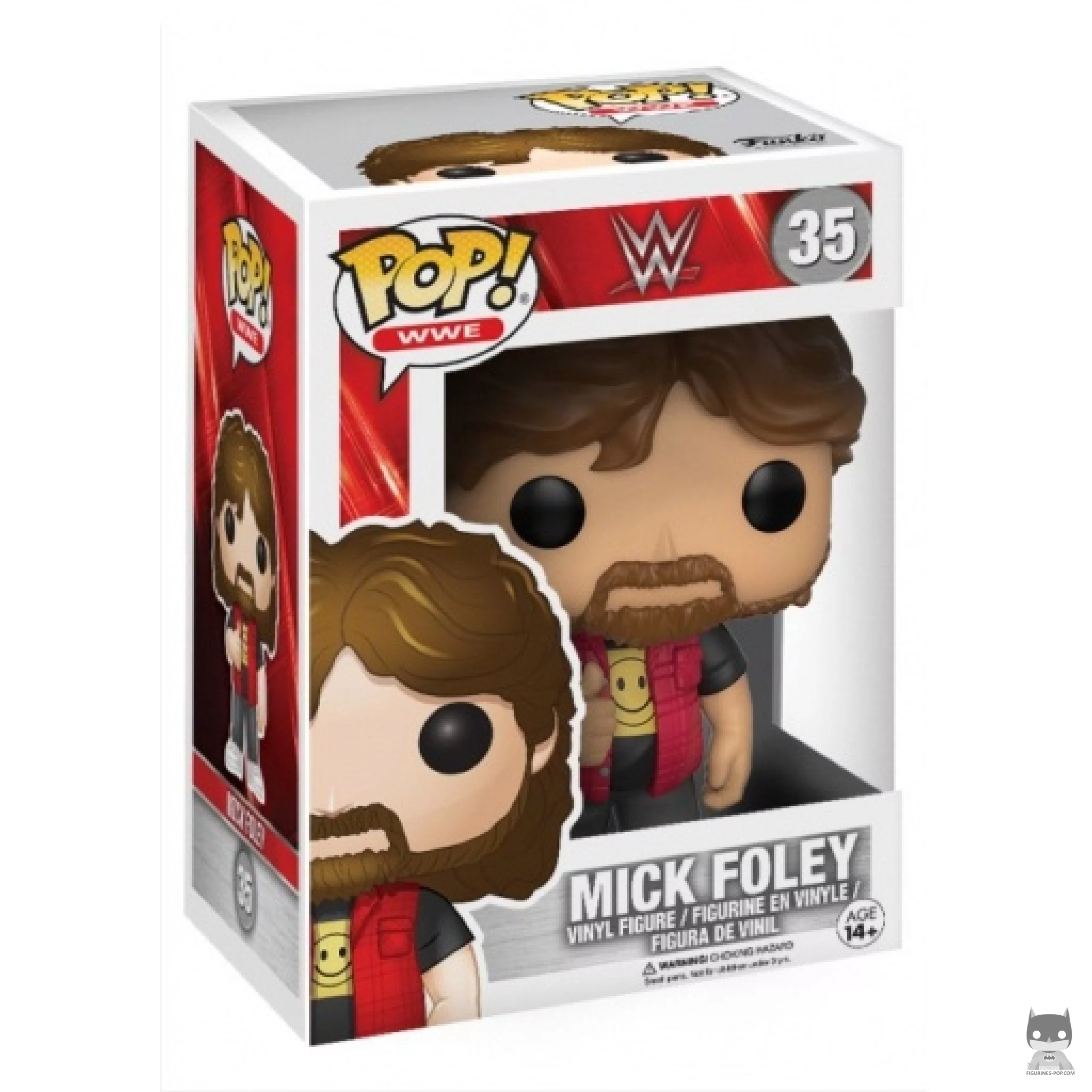 Figurine Funko POP Mick Foley avec boîte