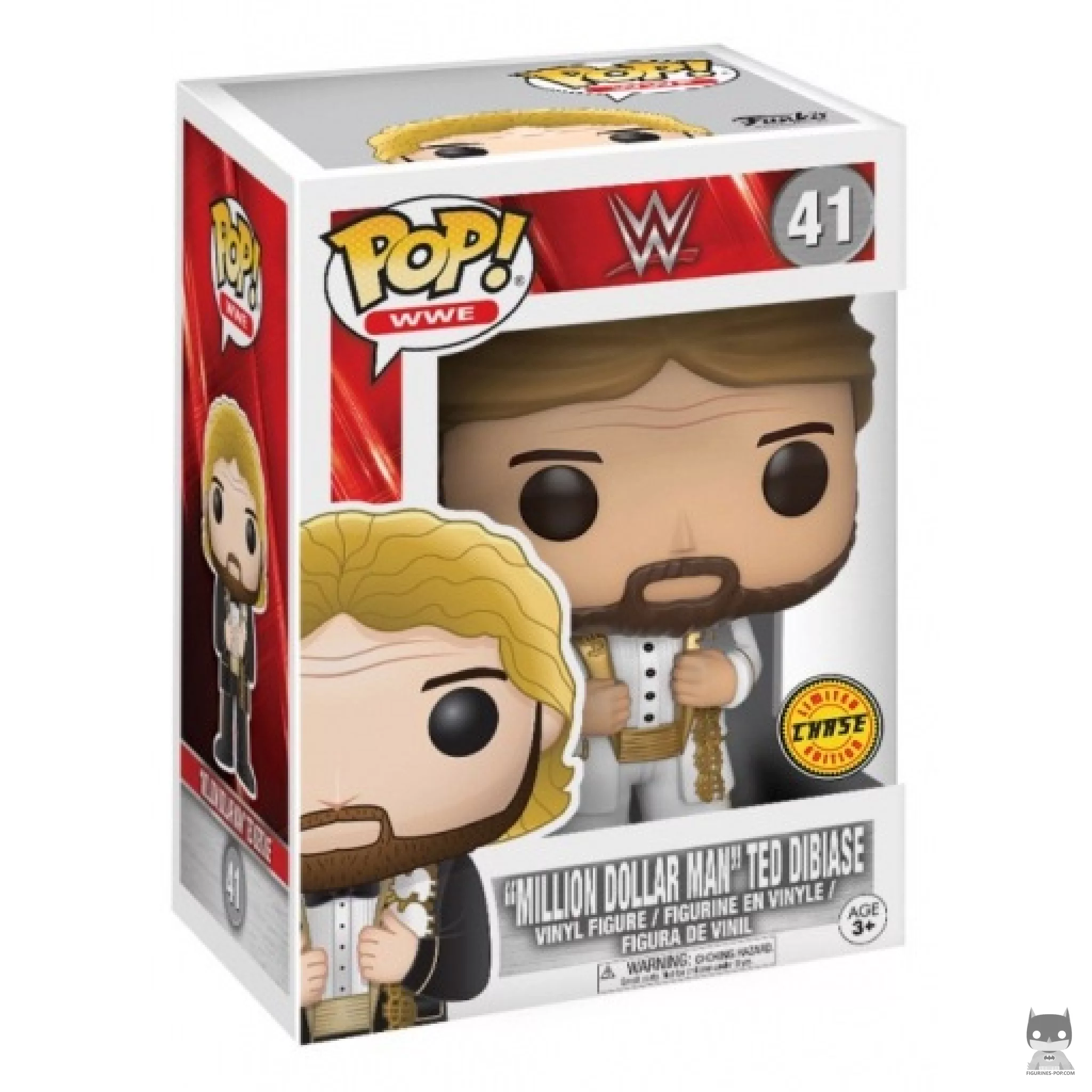 Figurine Funko POP Ted "The Million Dollar Man" Dibiase (Chase) avec boîte