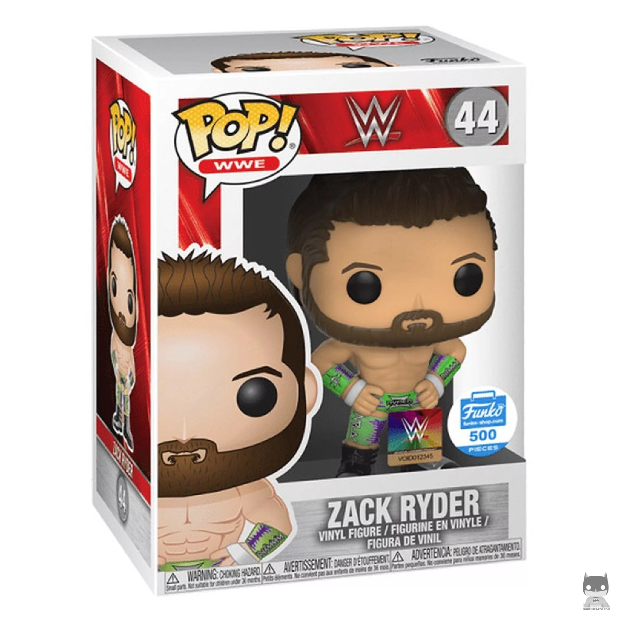Figurine Funko POP Zack Ryder avec boîte