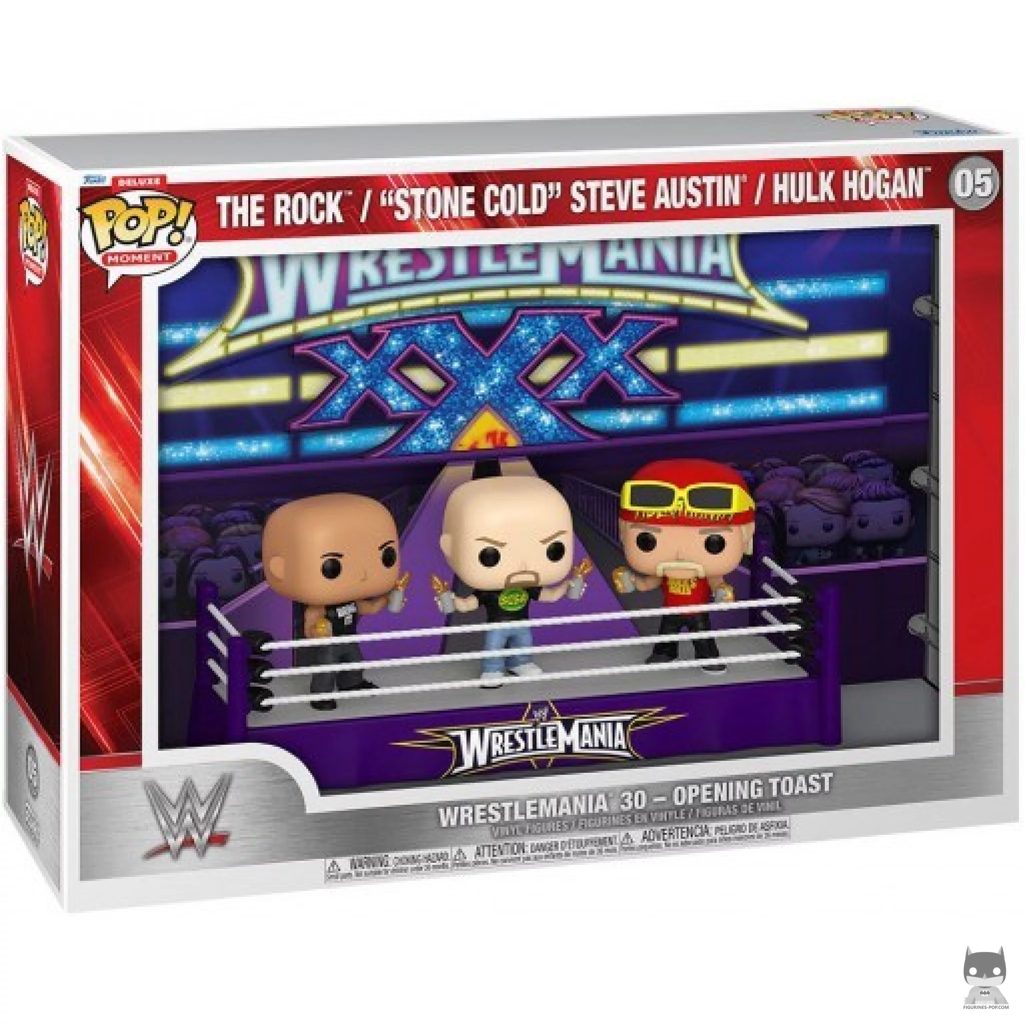 Figurine Funko POP Wrestlemania 30 Opening Toast avec boîte